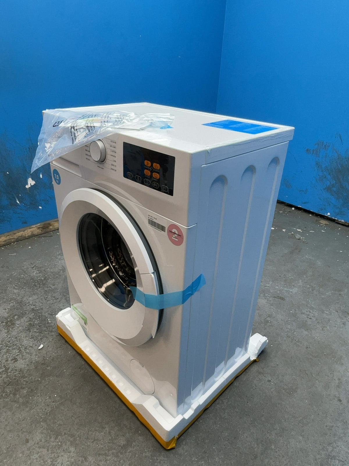 #GRC-169-054 - Comfee 7kg 1200rpm Washing Machine – Steam Wash & 15 Min Quick Cycle, White