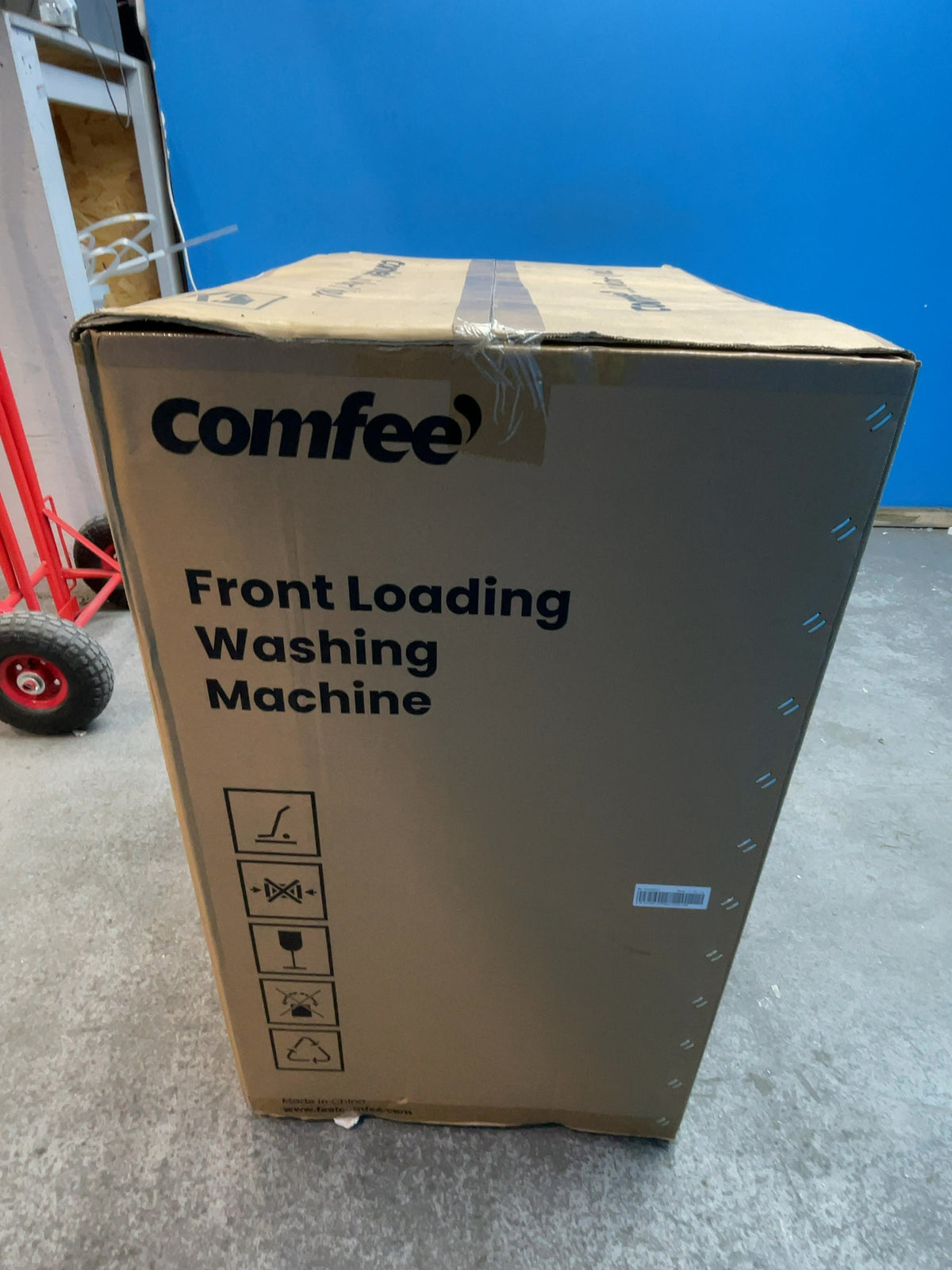 #GRC-169-067 - Comfee 7kg 1200rpm Washing Machine – Steam Wash & 15 Min Quick Cycle, White