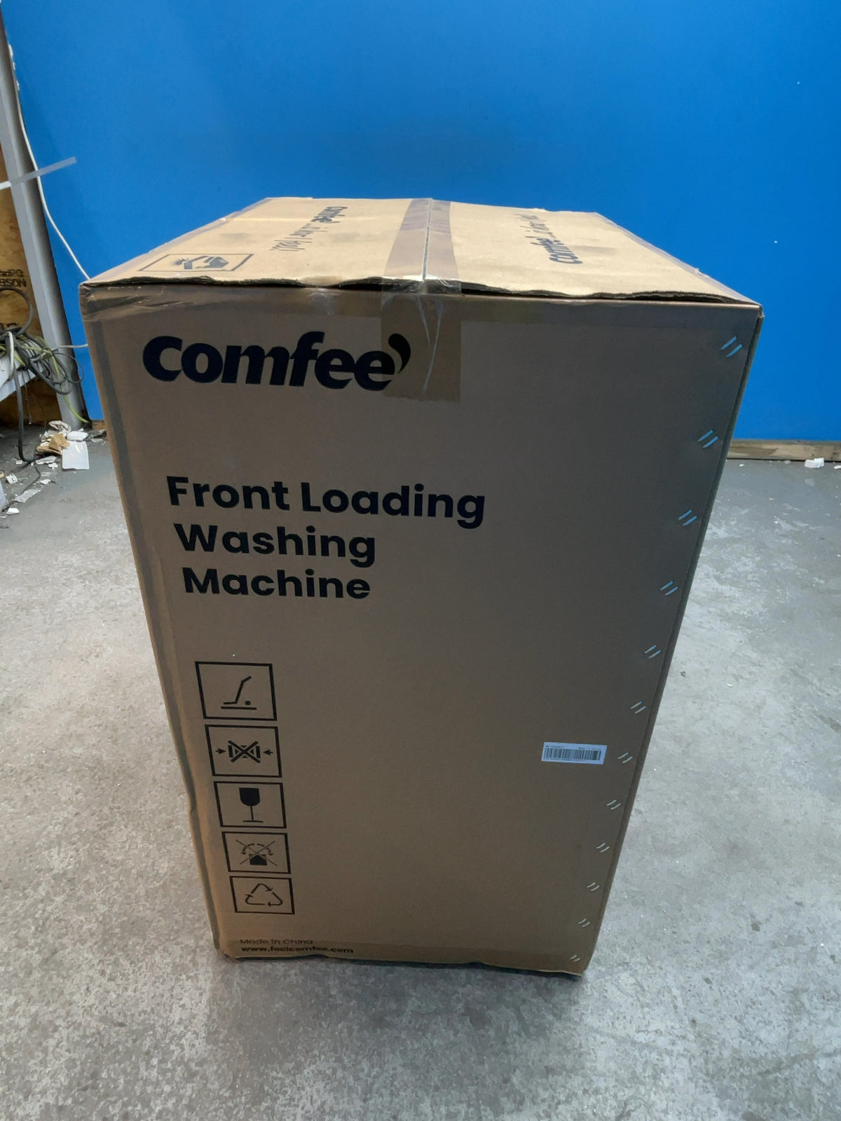 #GRC-169-069 - Comfee 7kg 1200rpm Washing Machine – Steam Wash & 15 Min Quick Cycle, White