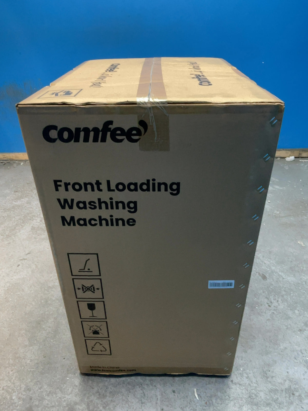 #GRC-169-266 - Comfee 7kg 1200rpm Washing Machine – Steam Wash & 15 Min Quick Cycle, White