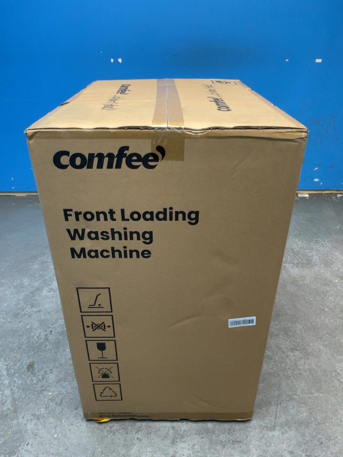 #GRC-169-266 - Comfee 7kg 1200rpm Washing Machine – Steam Wash & 15 Min Quick Cycle, White