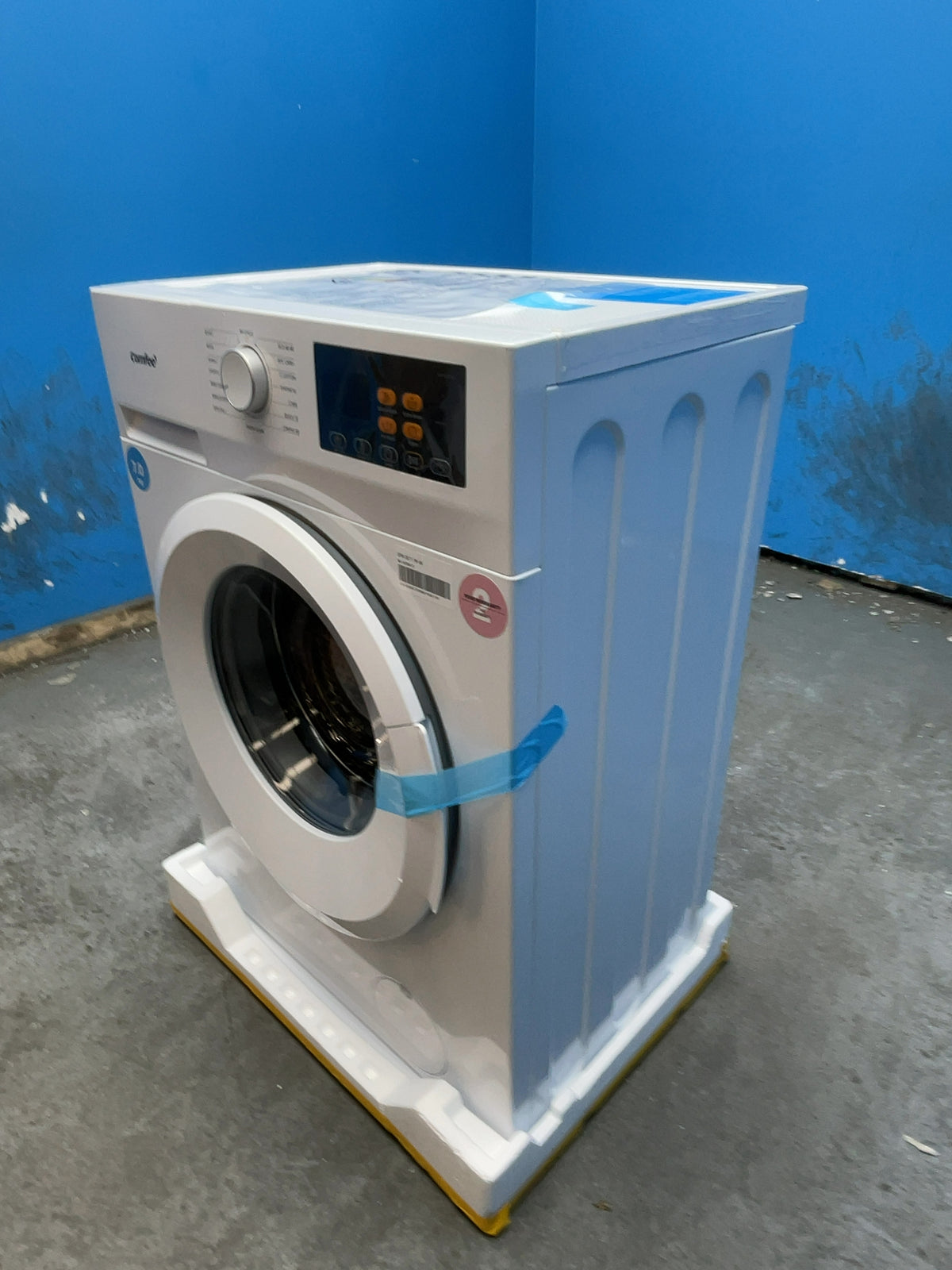 #GRC-169-267 - Comfee 7kg 1200rpm Washing Machine – Steam Wash & 15 Min Quick Cycle, White