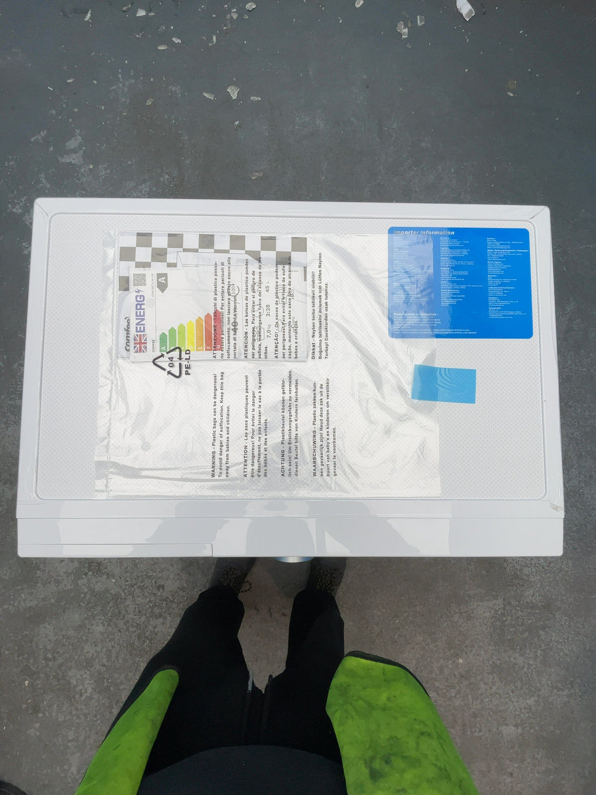 #GRC-169-267 - Comfee 7kg 1200rpm Washing Machine – Steam Wash & 15 Min Quick Cycle, White