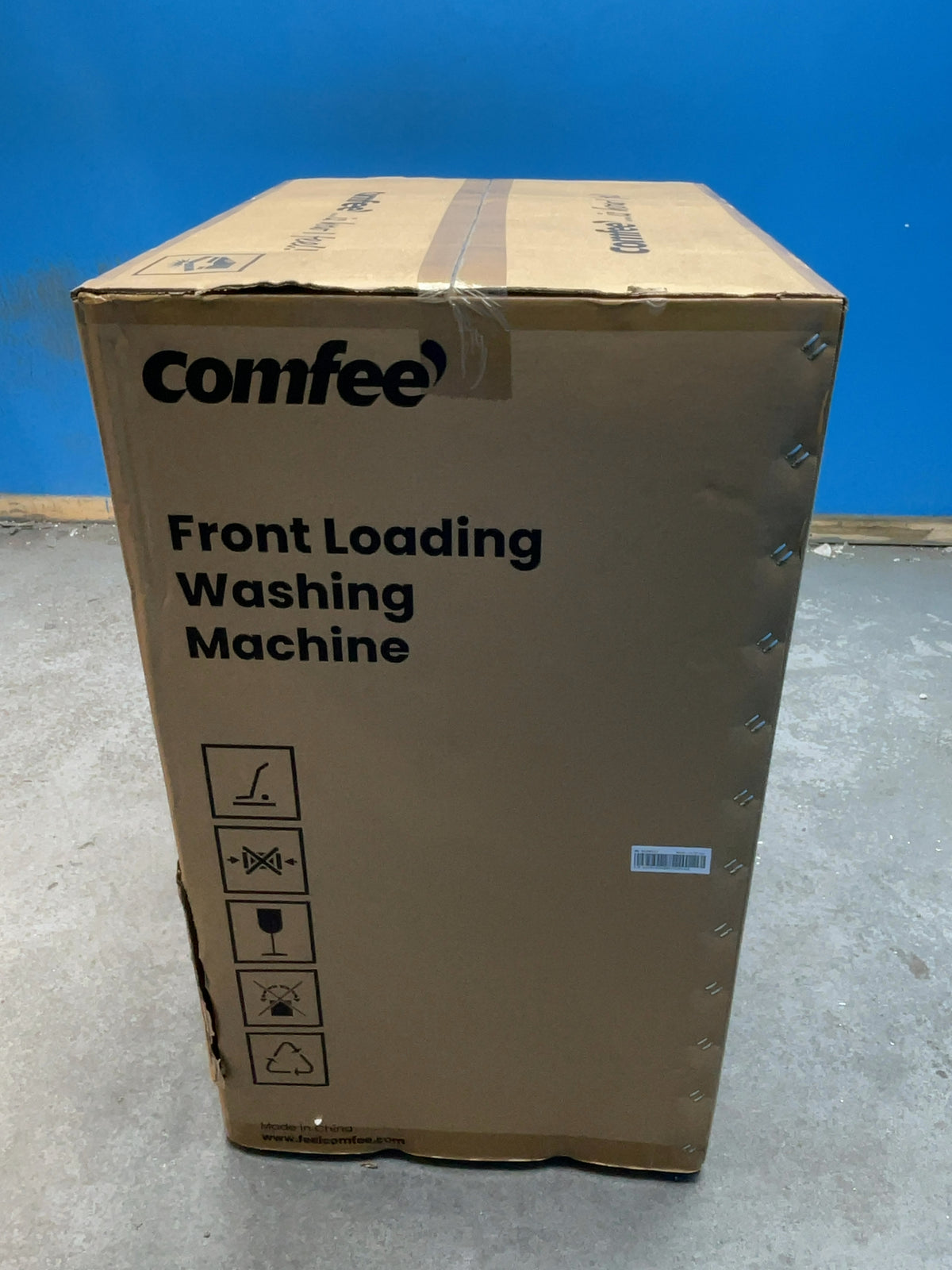 #GRC-169-270 - Comfee 7kg 1200rpm Washing Machine – Steam Wash & 15 Min Quick Cycle, White