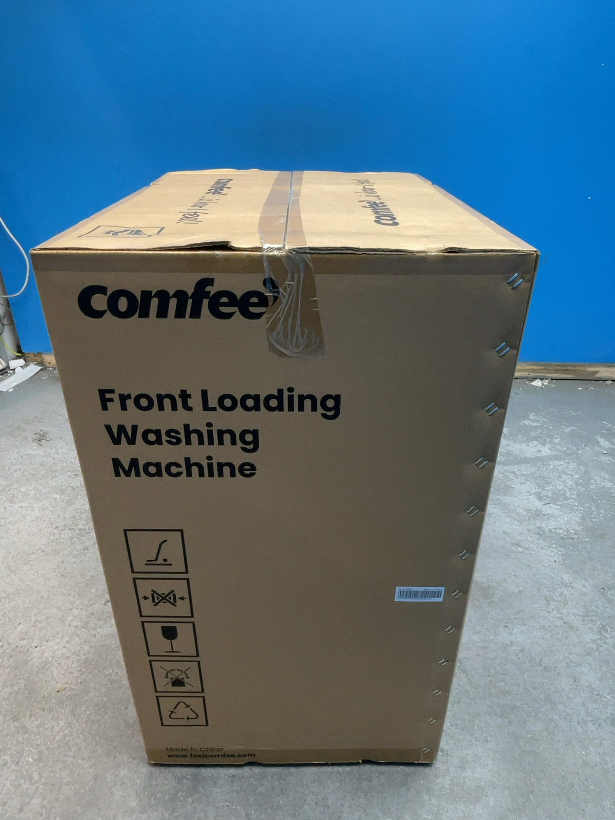 #GRC-169-278 - Comfee 7kg 1200rpm Washing Machine – Steam Wash & 15 Min Quick Cycle, White