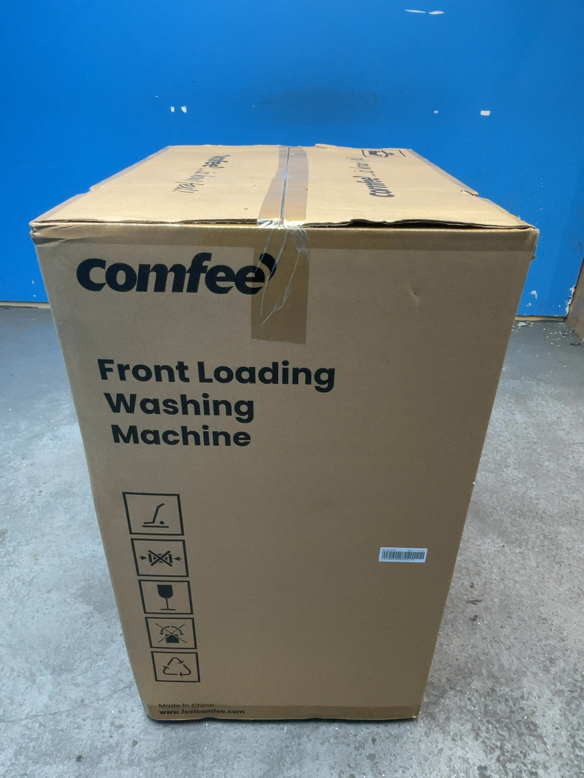 #GRC-169-278 - Comfee 7kg 1200rpm Washing Machine – Steam Wash & 15 Min Quick Cycle, White