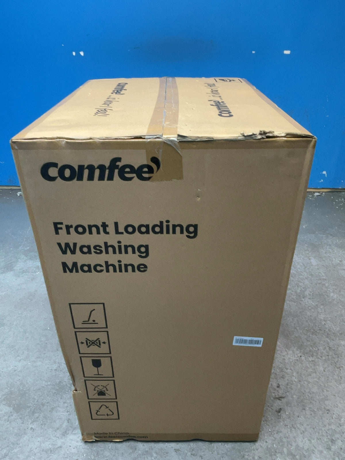 #GRC-169-279 - Comfee 7kg 1200rpm Washing Machine – Steam Wash & 15 Min Quick Cycle, White