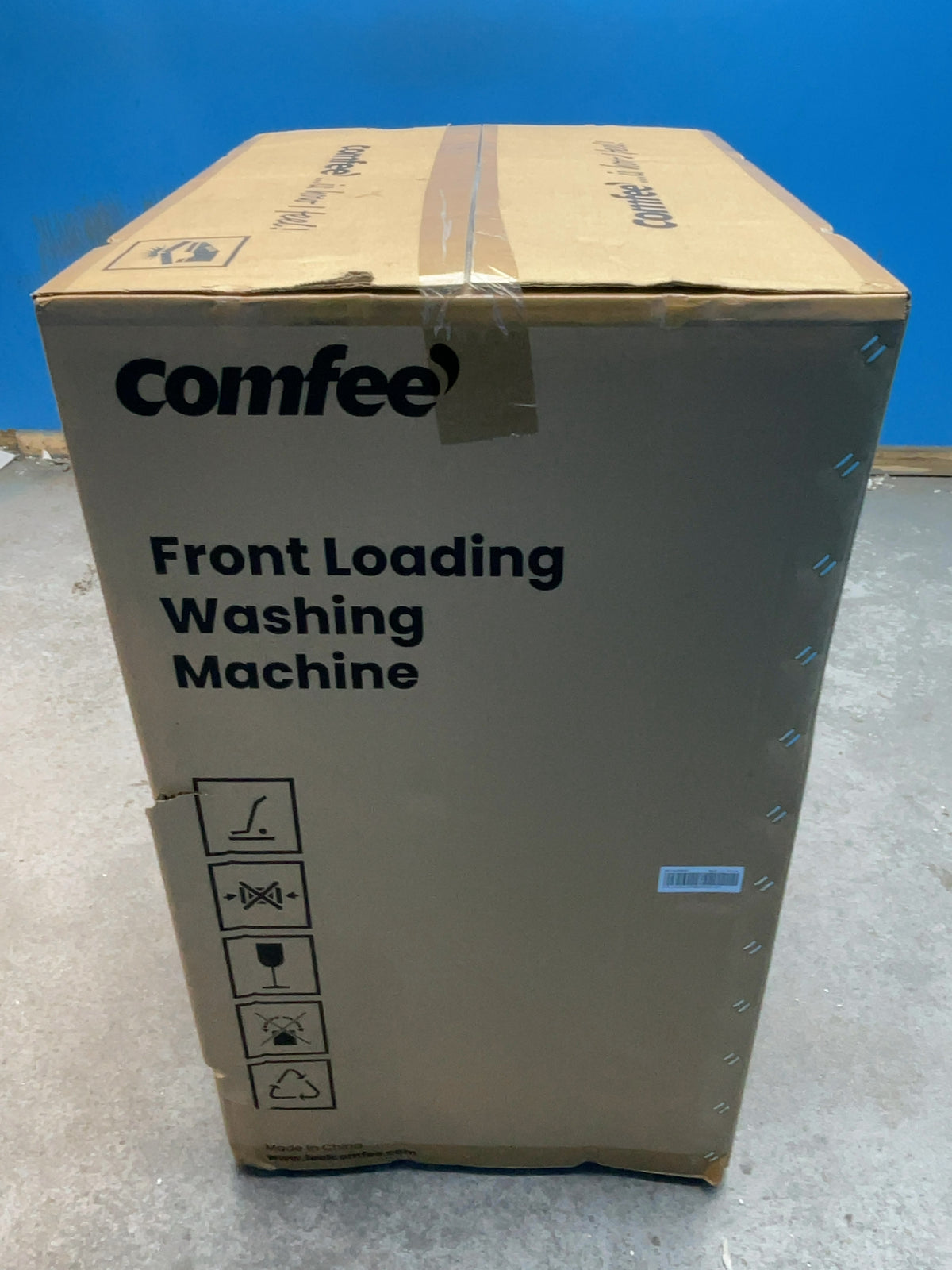 #GRC-169-280 - Comfee 7kg 1200rpm Washing Machine – Steam Wash & 15 Min Quick Cycle, White