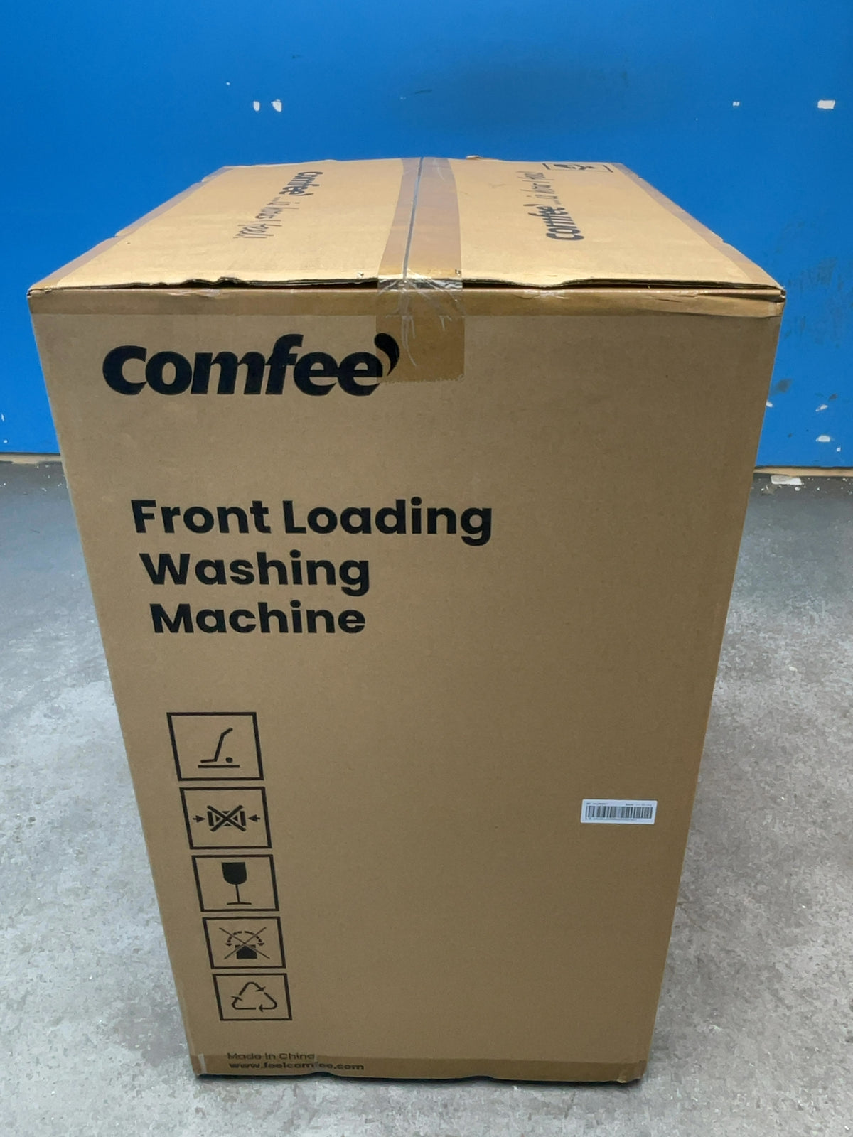 #GRC-169-280 - Comfee 7kg 1200rpm Washing Machine – Steam Wash & 15 Min Quick Cycle, White