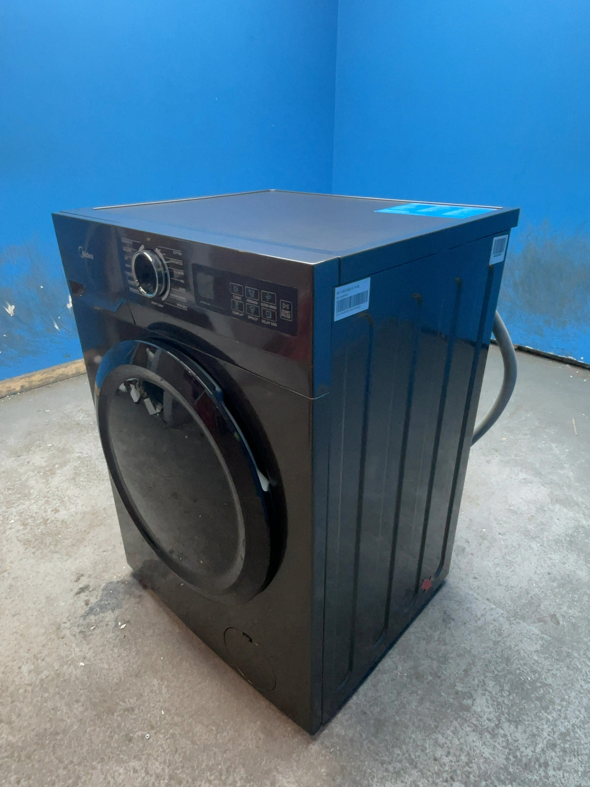 #GRC-169-334 - Midea 10kg 1400rpm Washing Machine – HealthGuard Steam, Turbo Wash, Graphite