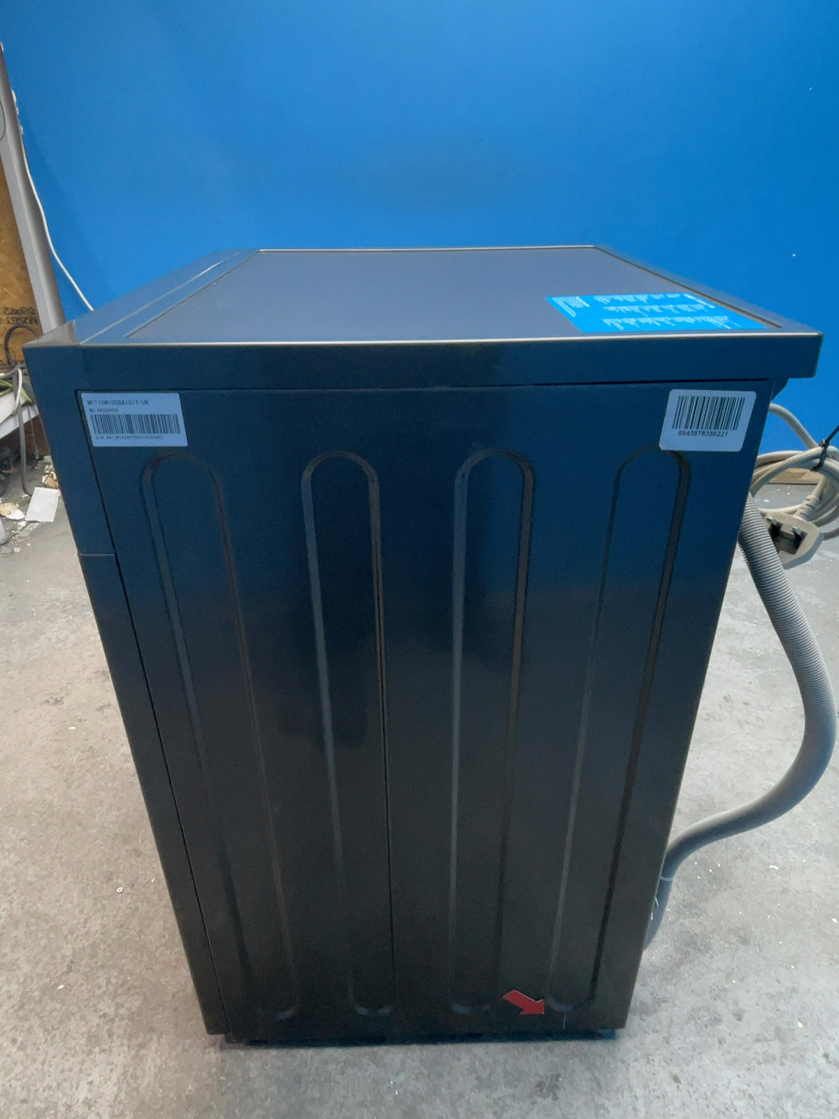 #GRC-169-334 - Midea 10kg 1400rpm Washing Machine – HealthGuard Steam, Turbo Wash, Graphite