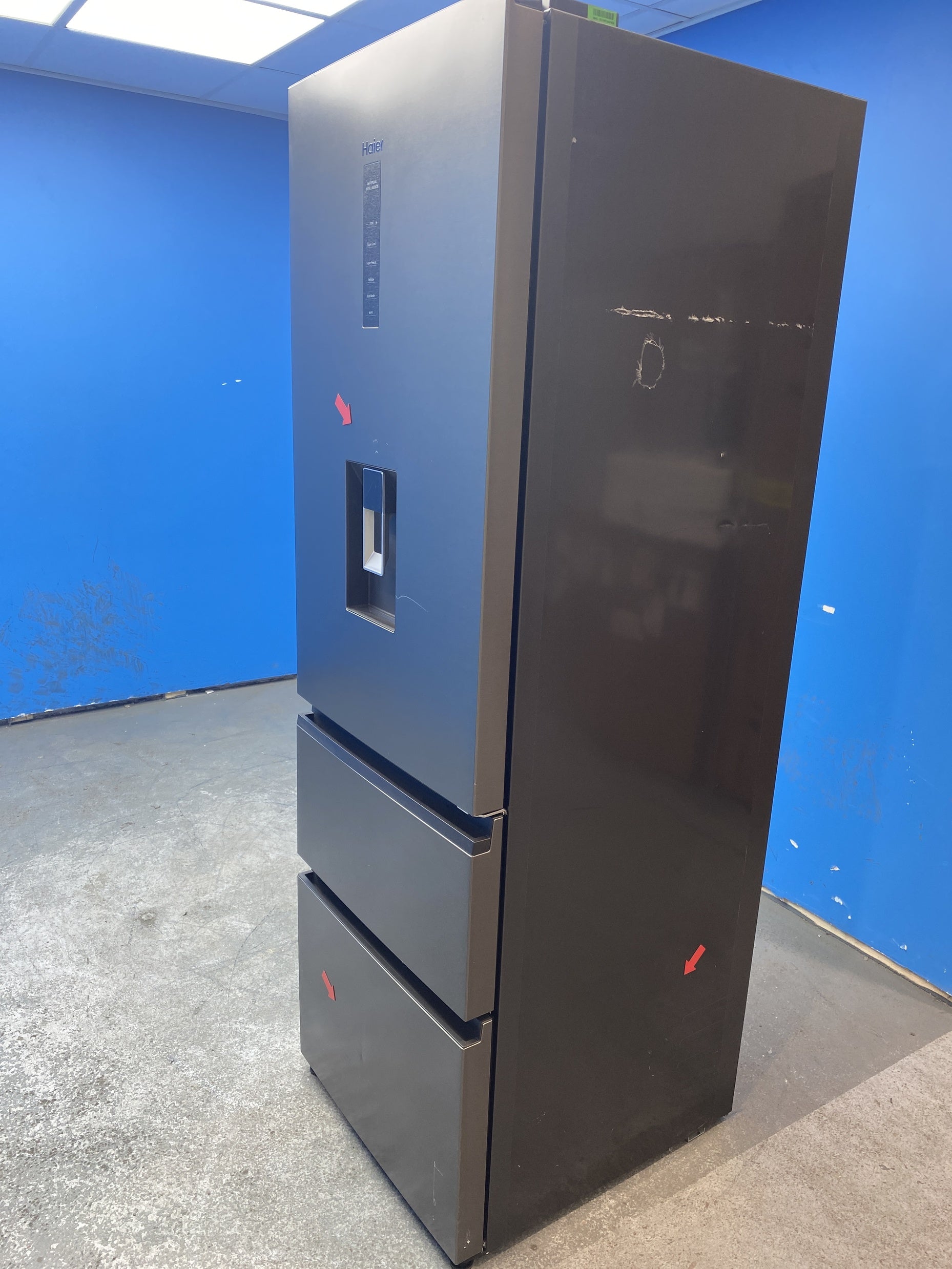 #GRC-157-077 - Haier HTW5618EWMP 357L Series 5 60cm 3D No Frost Fridge Freezer