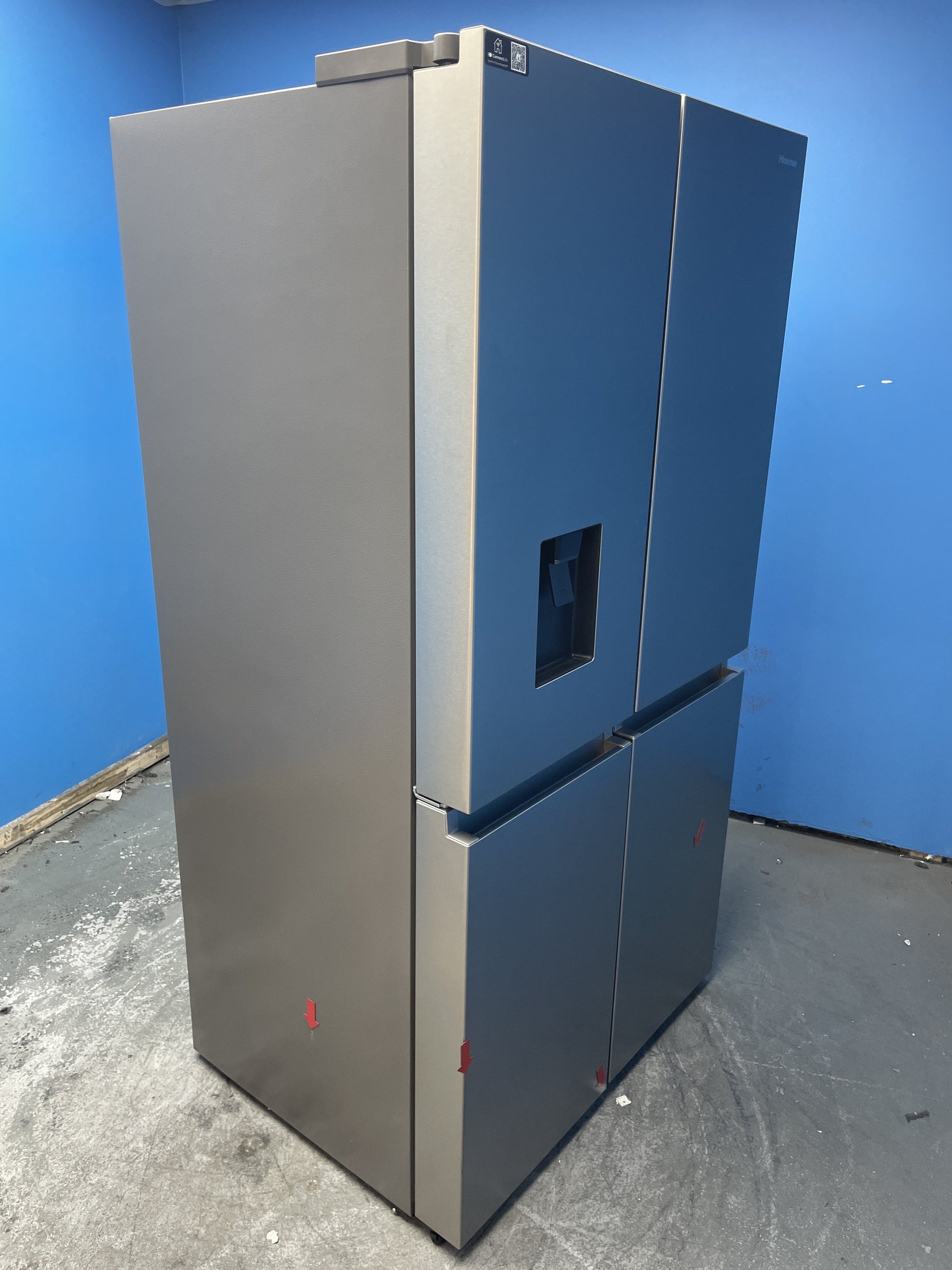 #GRC-158-061 - Hisense PureFlat RQ758N4SWSE Multi Door American Fridge Freezer