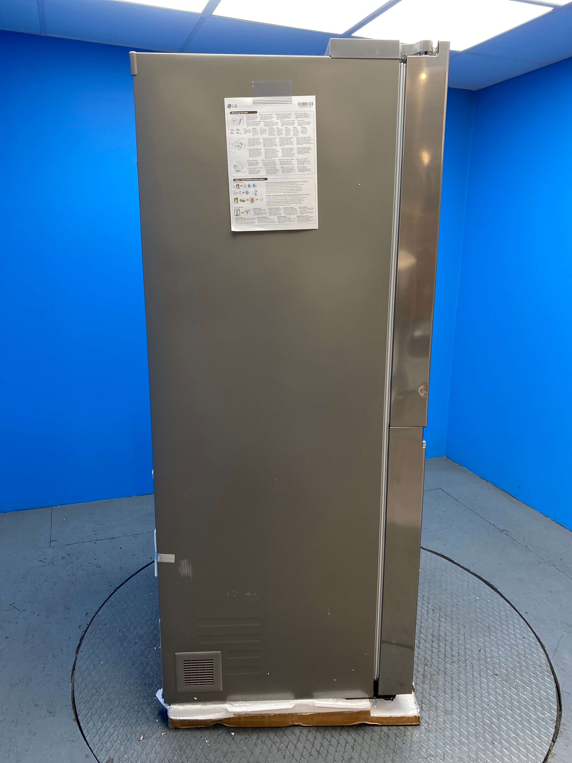 LG InstaView™ GSXV80PZLE American Style Fridge Freezer