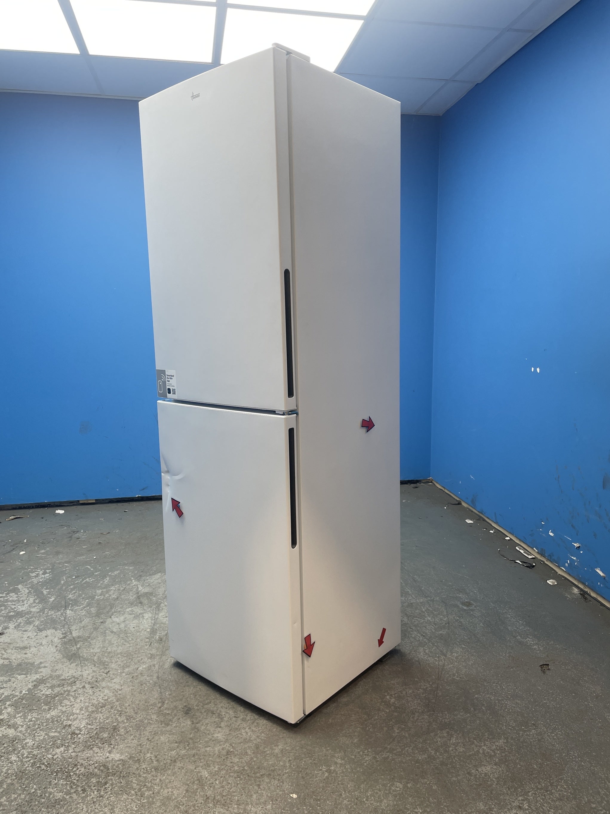#GRC-159-615 - Hoover HOCT3L517EWK 252 Litre Combi Fridge Freezer