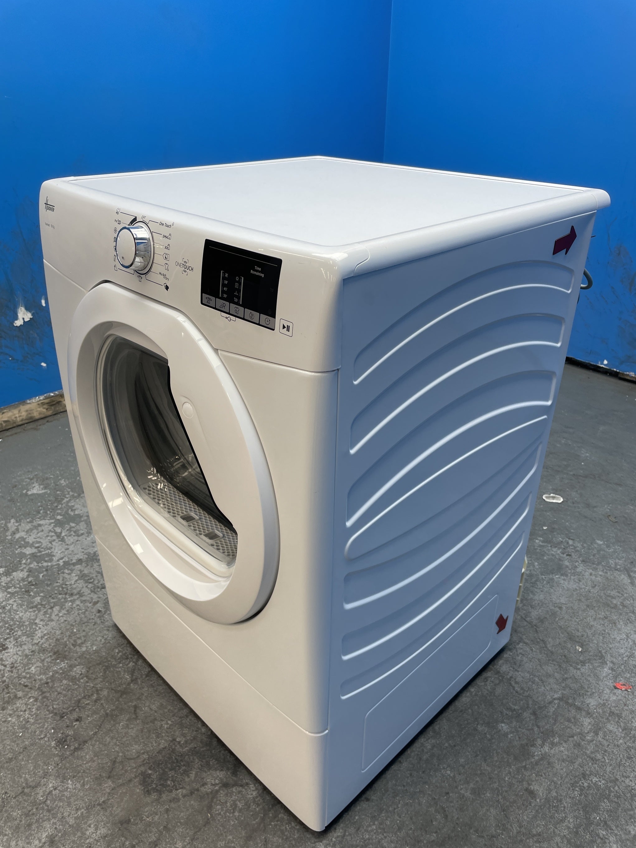 #GRC-160-370 - Hoover HLE V10DG-80 10kg Vented Tumble Dryer
