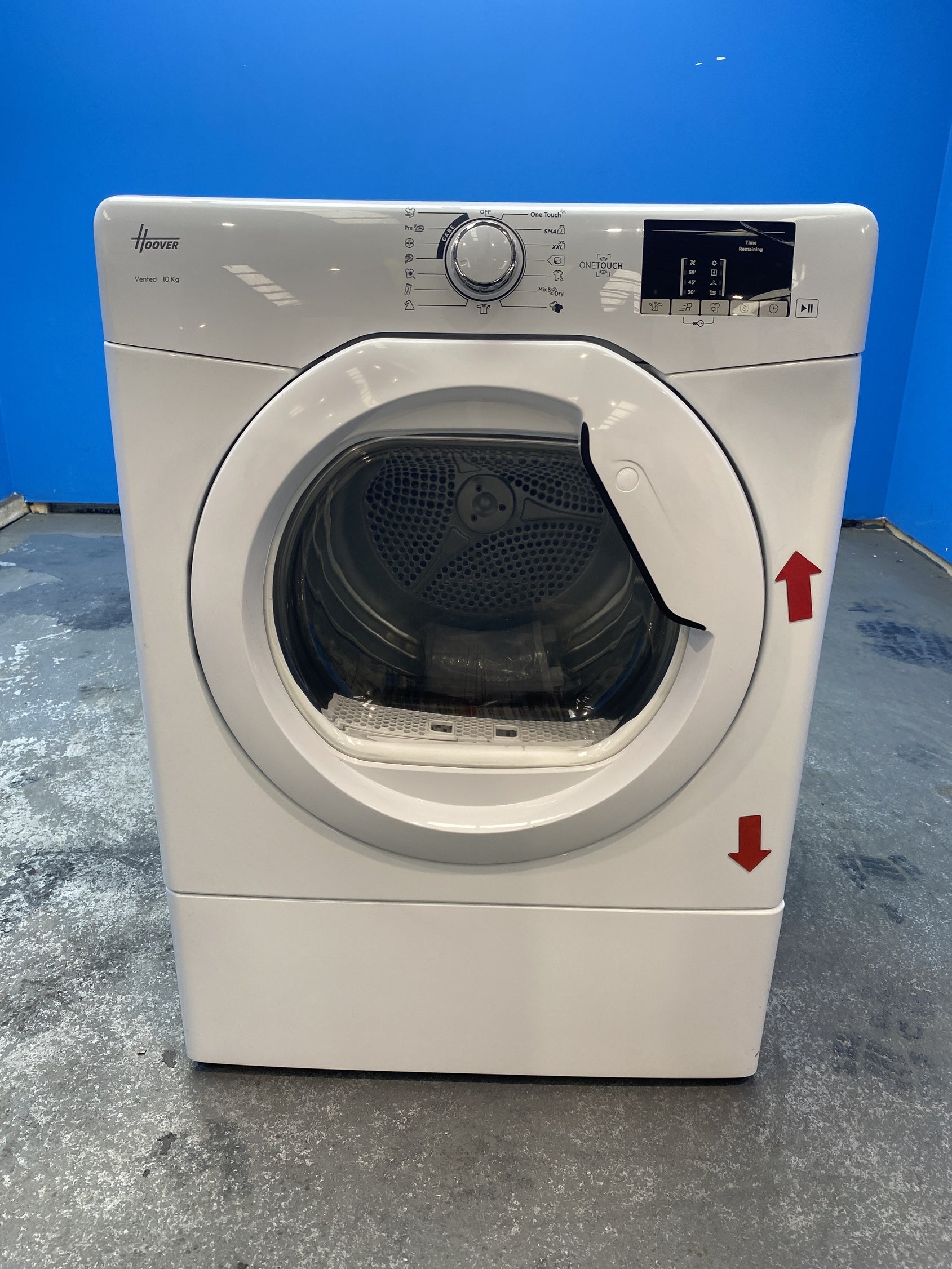 #GRC-153-223 - Hoover HLE V10DG-80 10kg Vented Tumble Dryer