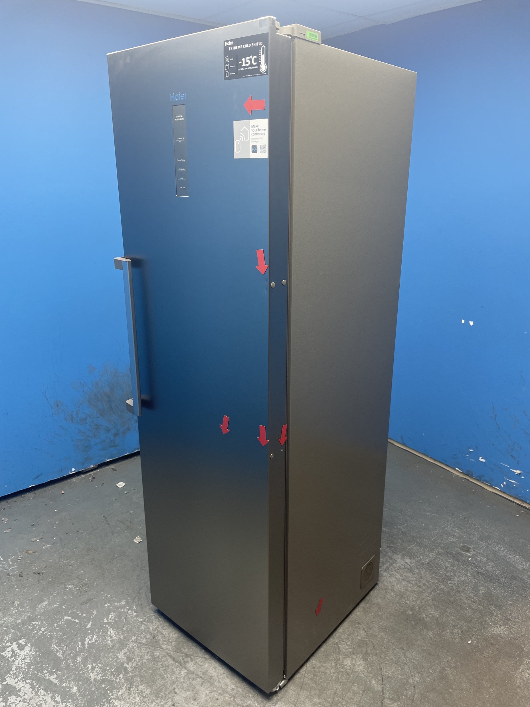 #GRC-160-047 - Haier H4F306SDH1K Total No Frost Tall Upright Freezer