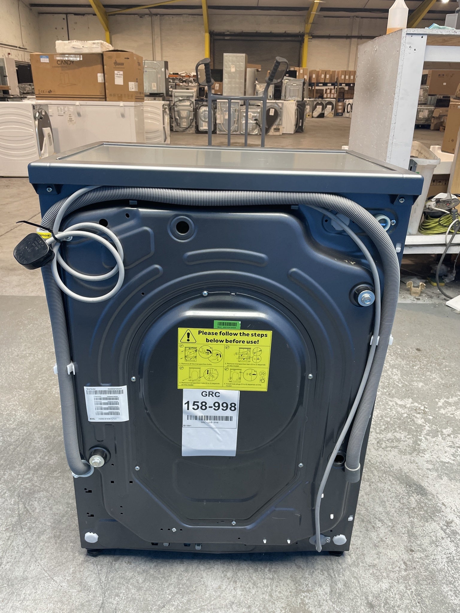 #GRC-158-998 - Haier X Series 7 HW90-B14367GTUUK 9kg 1400rpm Washing Machine
