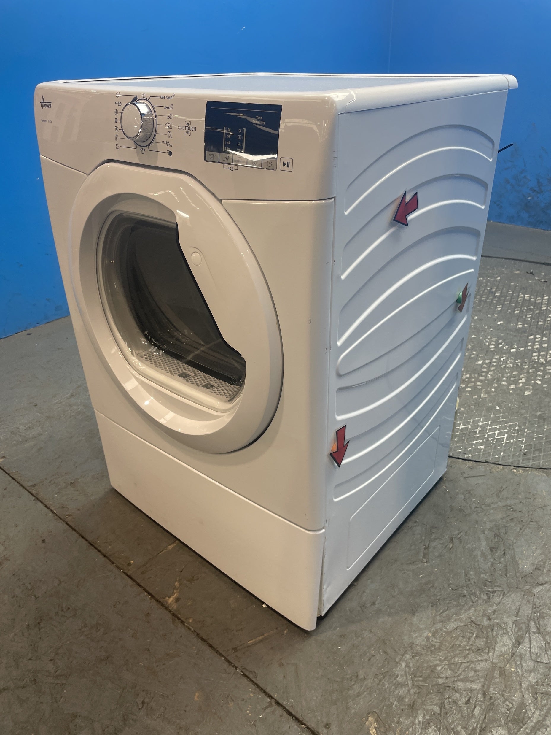 #GRC-156-197 - Hoover HLE V10DG-80 10kg Vented Tumble Dryer