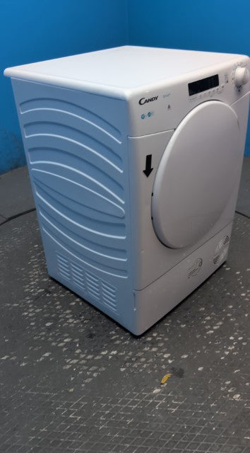 #GRC-162-835 - Candy Smart 9kg Condenser Tumble Dryer – WiFi Connected, White, G Energy Rating