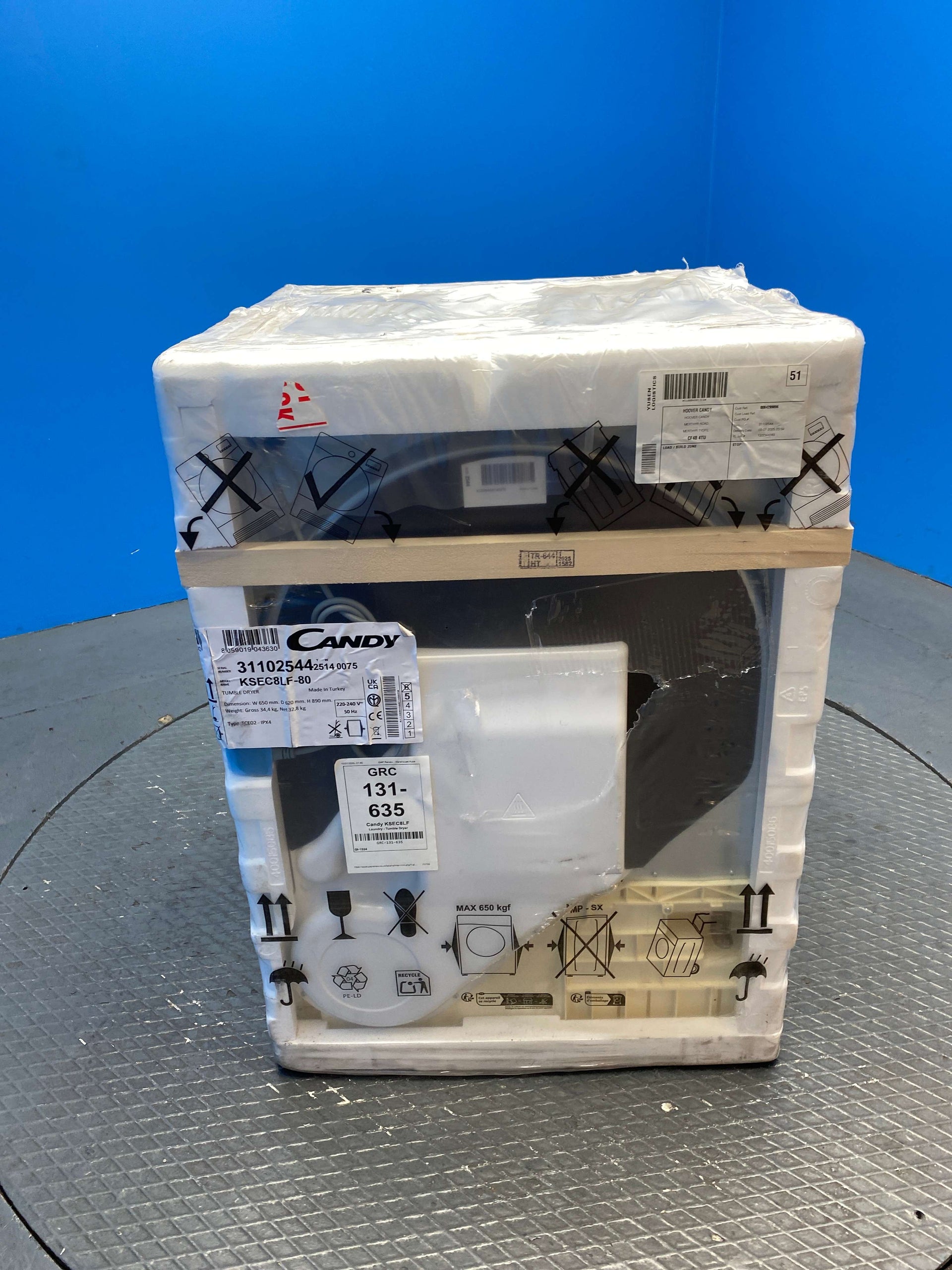 Candy KSEC8LF 8kg Smart Condenser Tumble Dryer