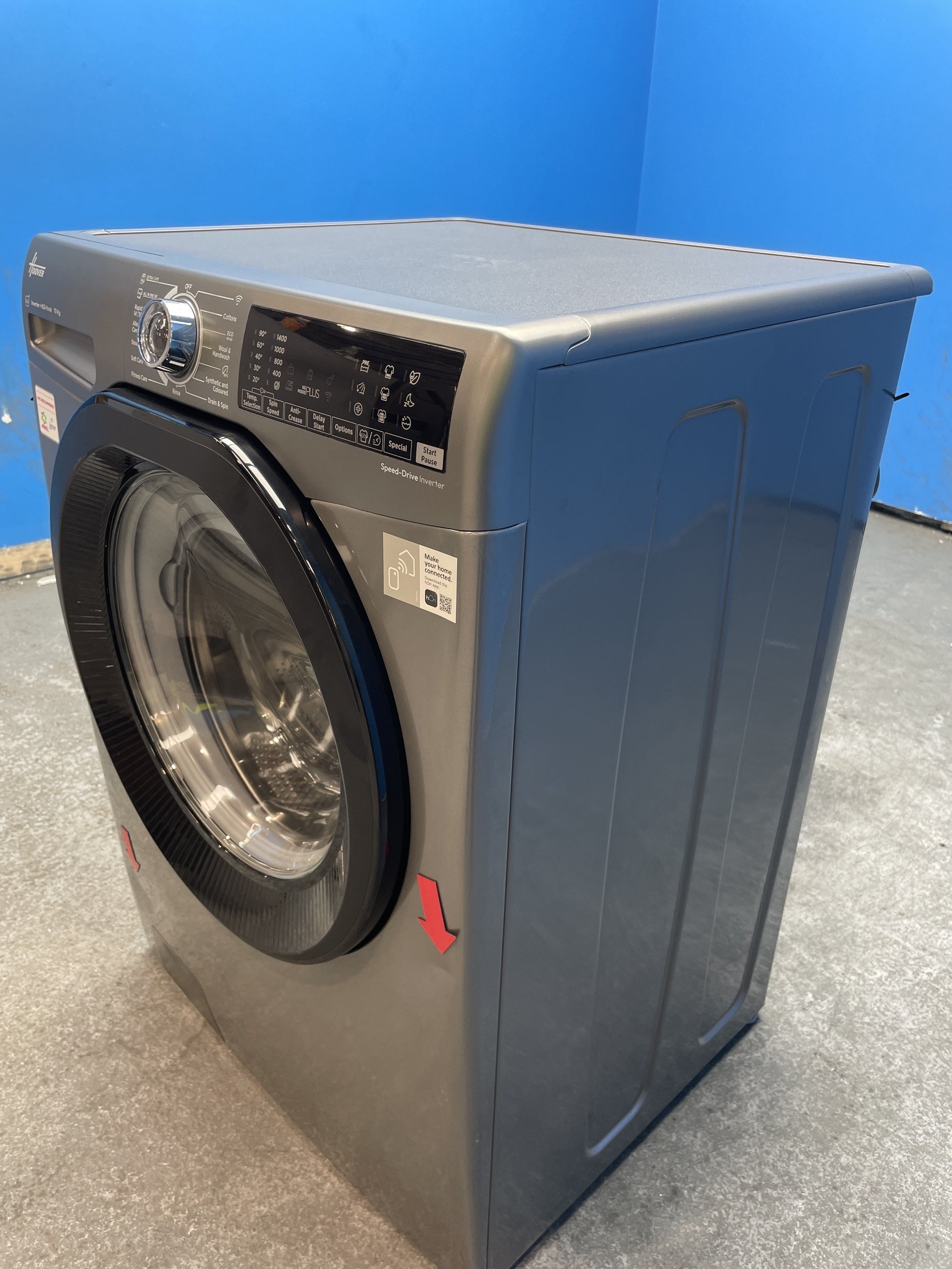 #GRC-158-452 - Hoover H3B13WPS4106TAMBR 10kg 1400 Spin Washing Machine