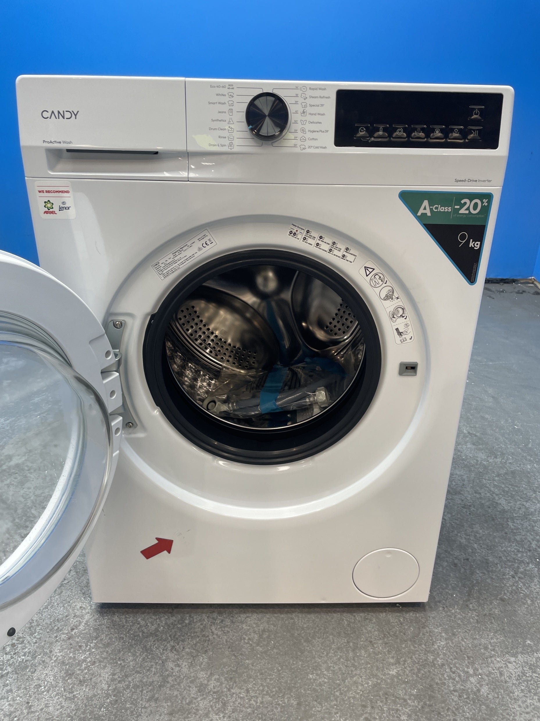 #GRC-158-388 - Candy Quick Pro GD 498-80 9kg 1400rpm Washing Machine