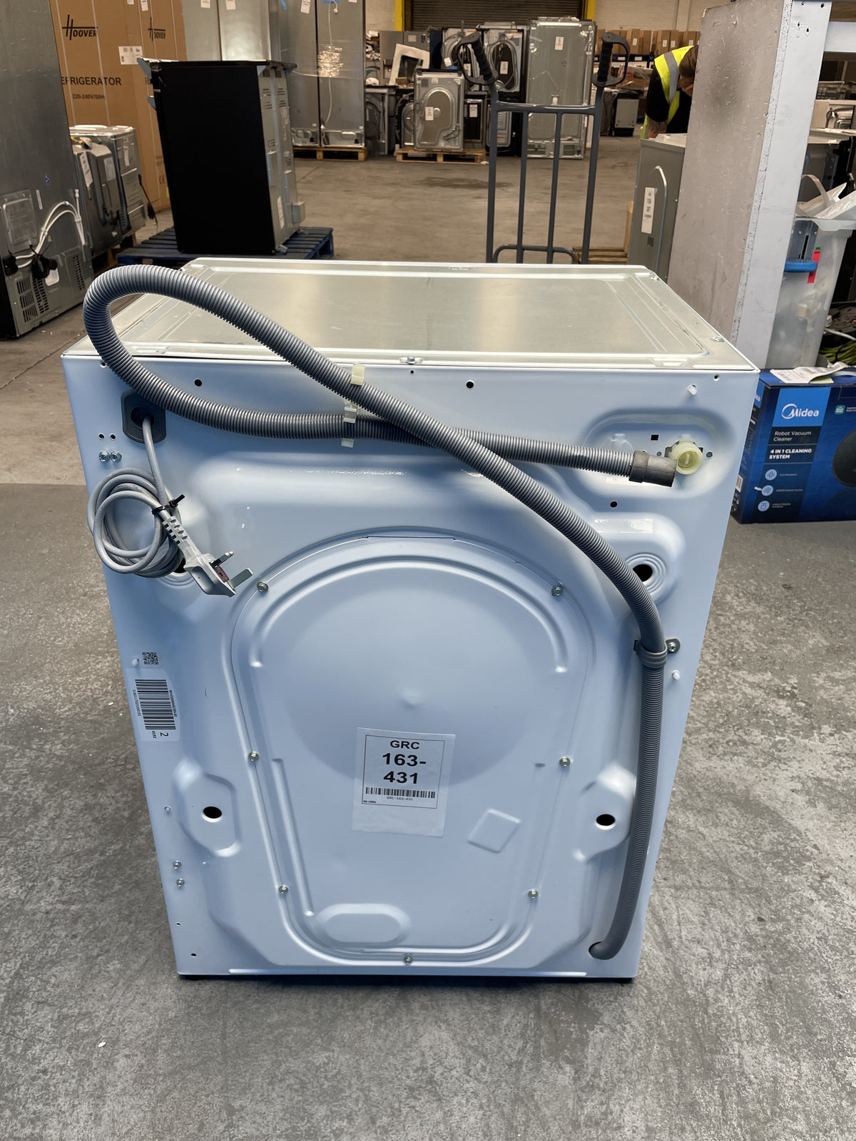#GRC-163-431 - Hoover Integrated Washer Dryer – 9kg Wash, 6kg Dry, 1600rpm, WiFi Connected, White