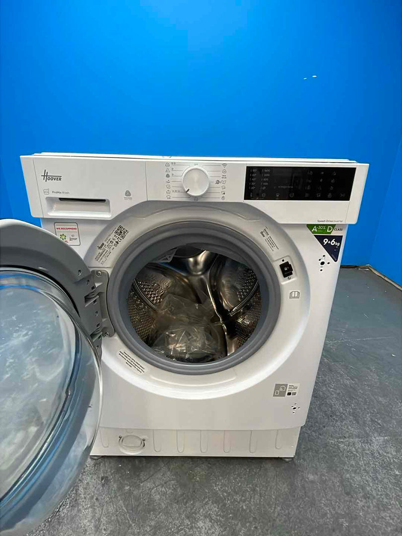 #GRC-160-621 - Hoover BH4S696M6DB9-80 9/6kg 1600rpm Integrated Washer Dryer