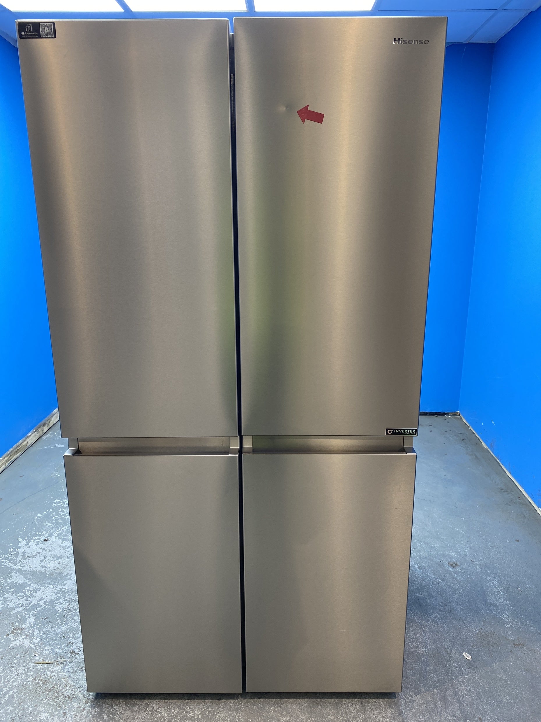 #GRC-157-634 - Hisense PureFlat RQ758N4SASE 609L American Style Fridge Freezer