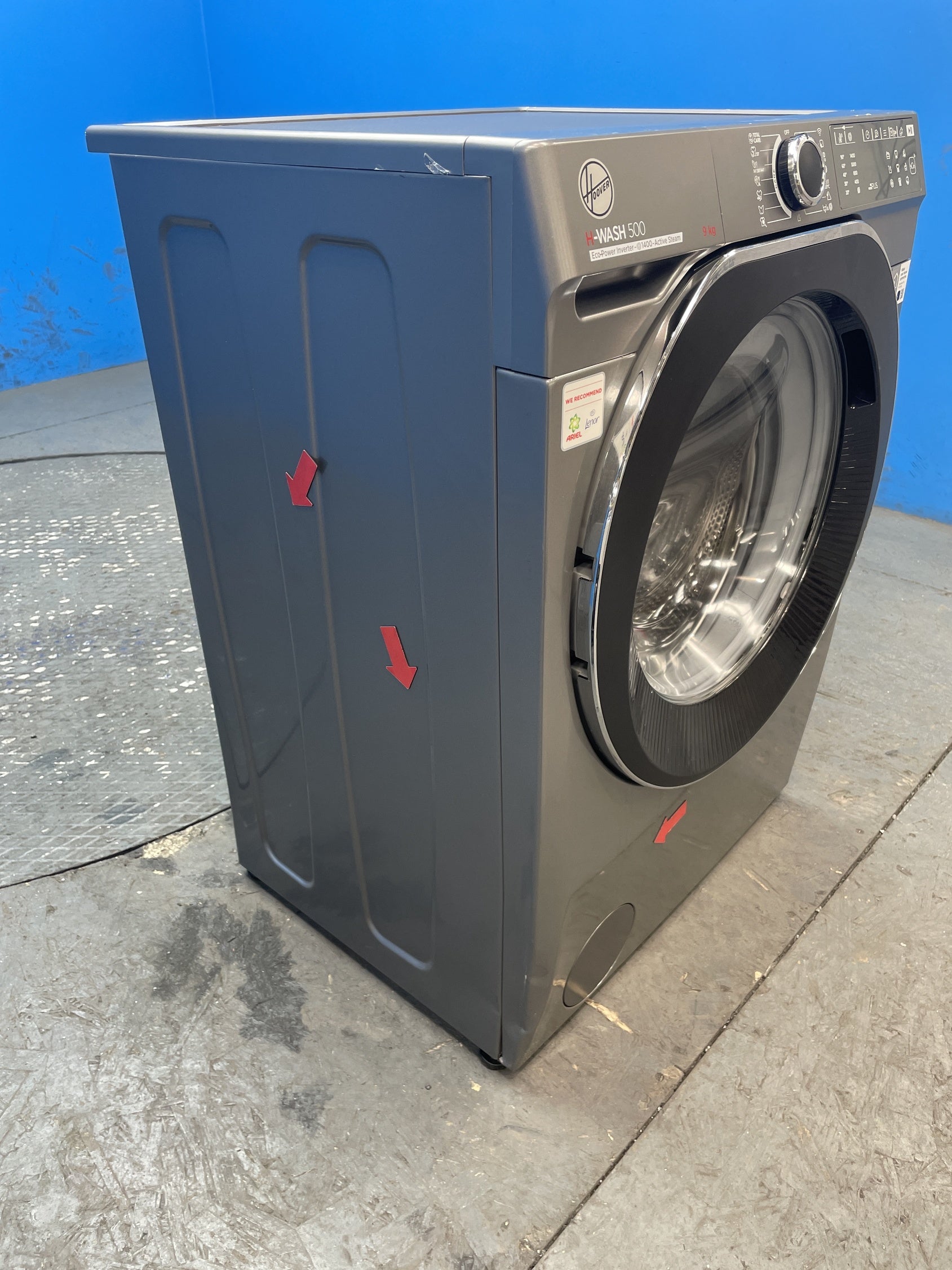 #GRC-155-077 - Hoover HWB49AMBCR 9kg 1400 Spin Washing Machine