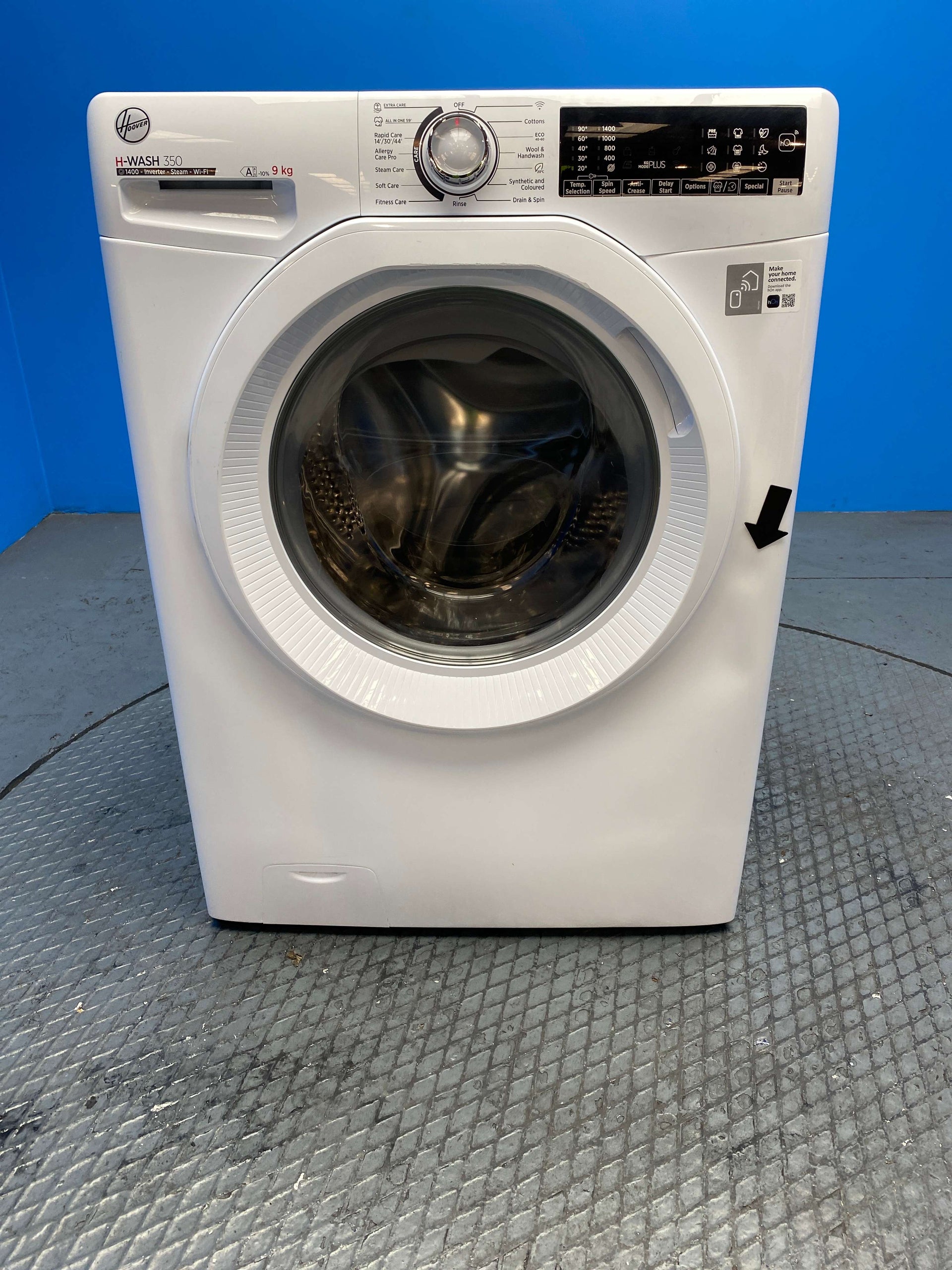 Hoover H3WPS496TAM6 9kg 1400 Spin Washing Machine