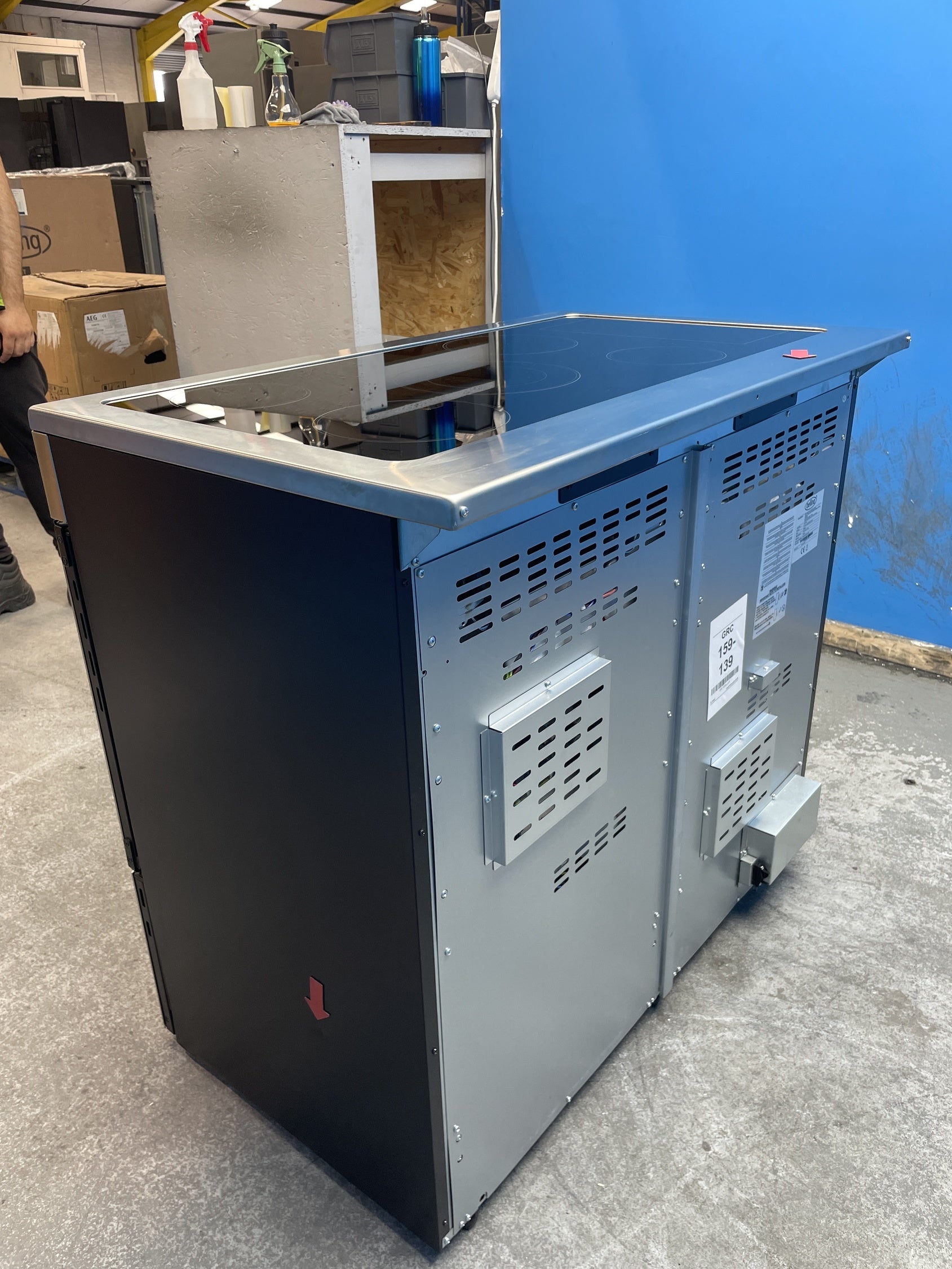 #GRC-159-139 - Belling Cookcentre 100E 100cm Ceramic Range Cooker