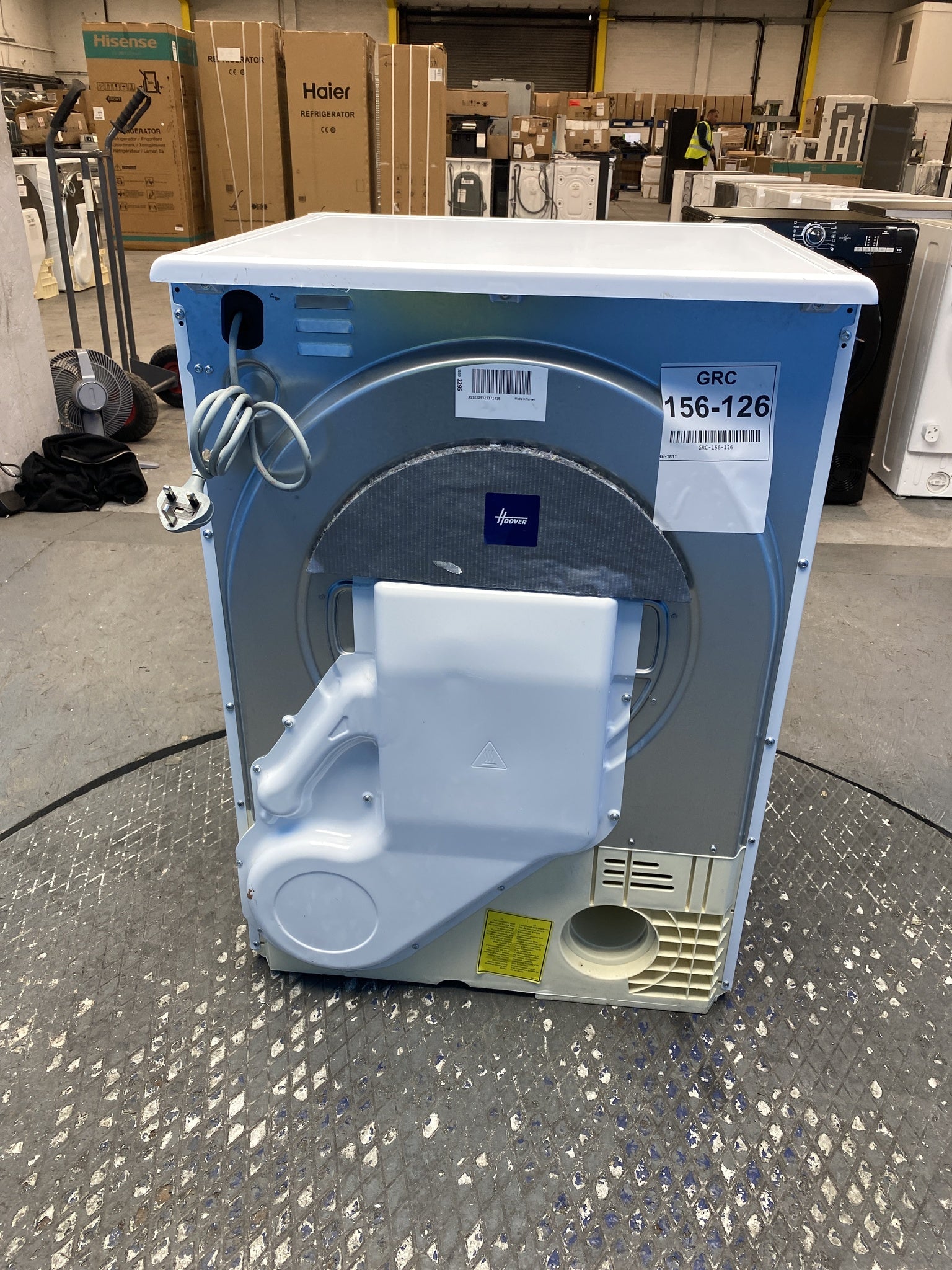 #GRC-156-126 - Hoover HLE V10DG-80 10kg Vented Tumble Dryer