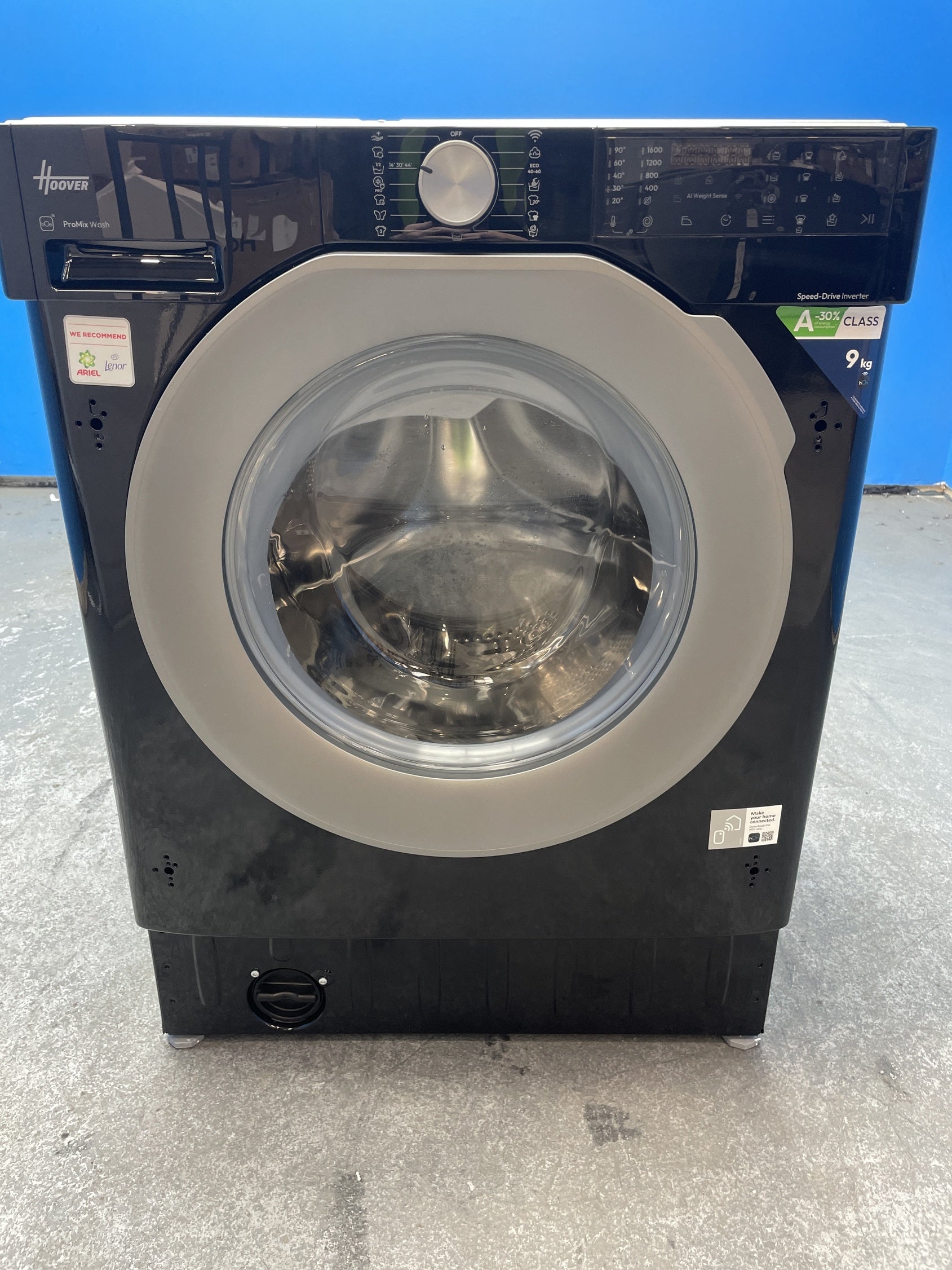 #GRC-157-292 - Hoover BH4S69M6DR9J-80 9kg 1600rpm Integrated Washing Machine