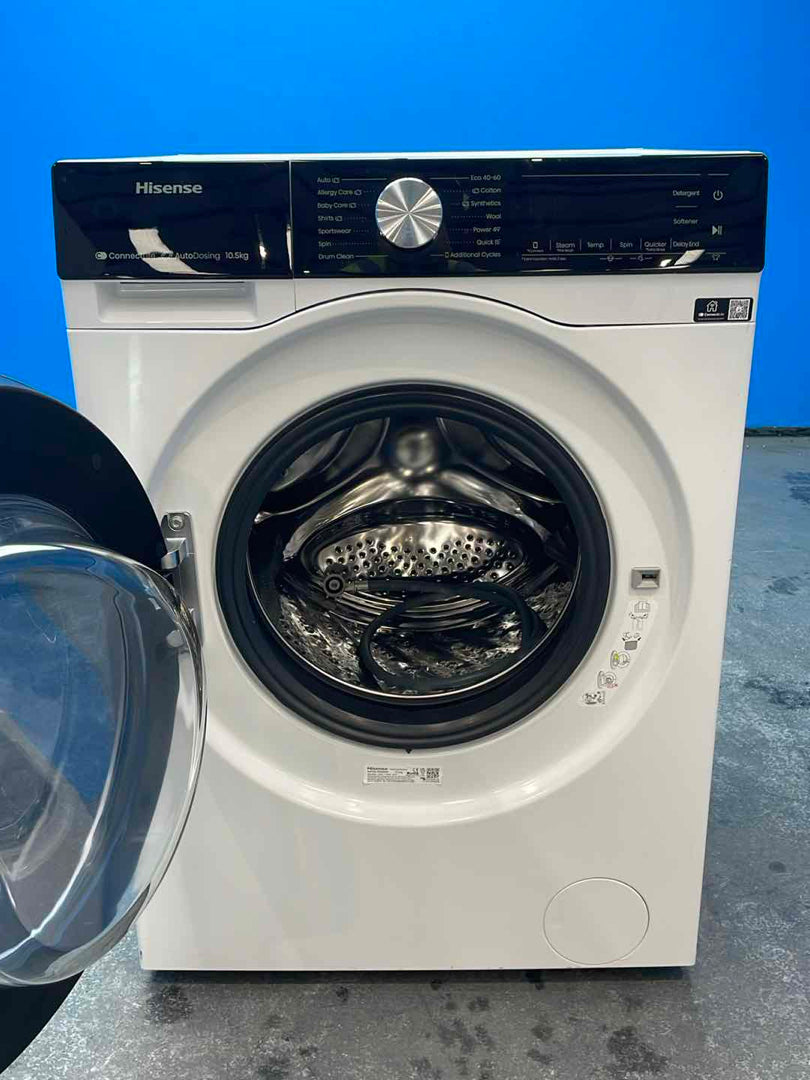#GRC-159-781 - Hisense WF5S1045BW 10.5kg 1400rpm Auto Dosing Washing Machine