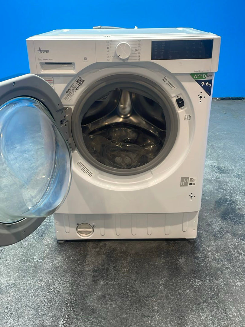 #GRC-161-764 - Hoover BH4S696M6DB9-80 9/6kg 1600rpm Integrated Washer Dryer