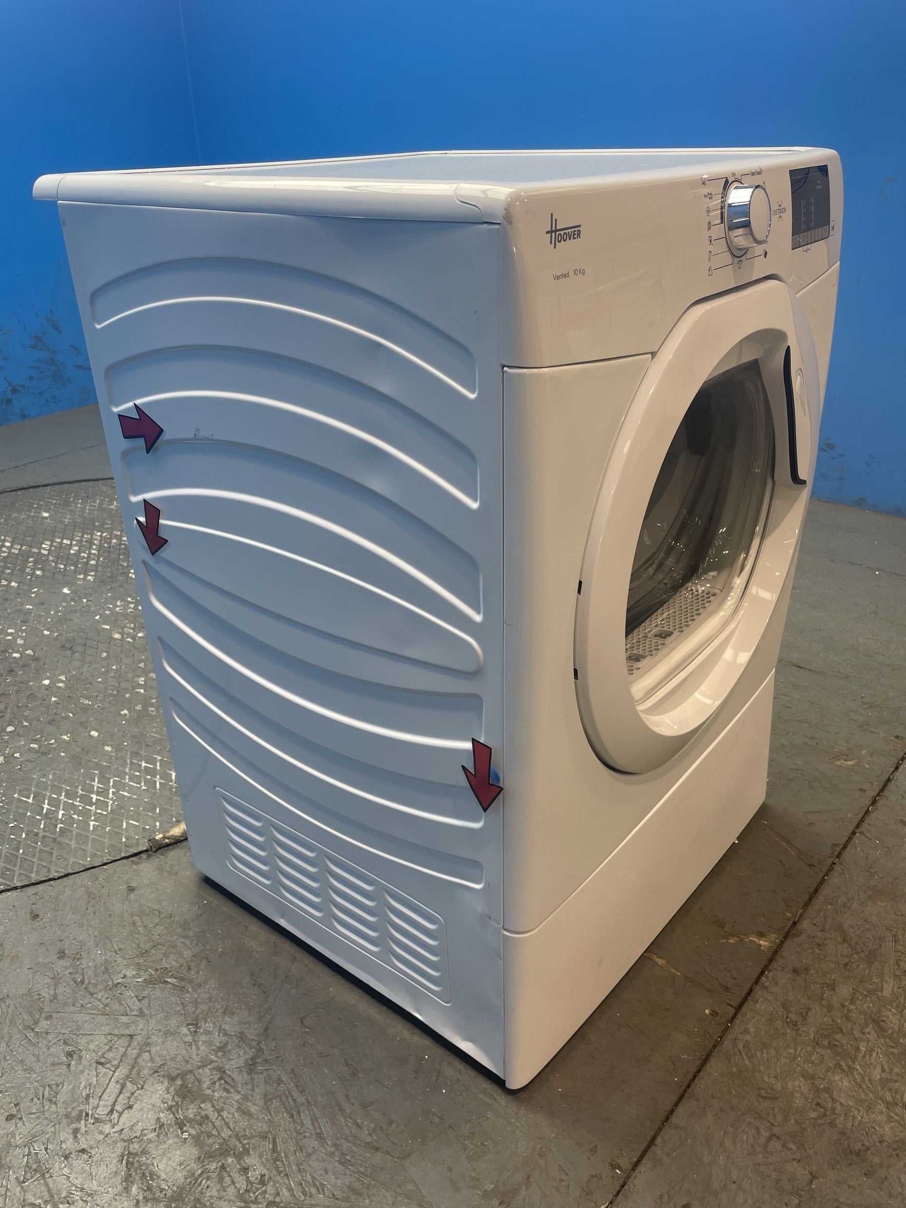 #GRC-156-197 - Hoover HLE V10DG-80 10kg Vented Tumble Dryer