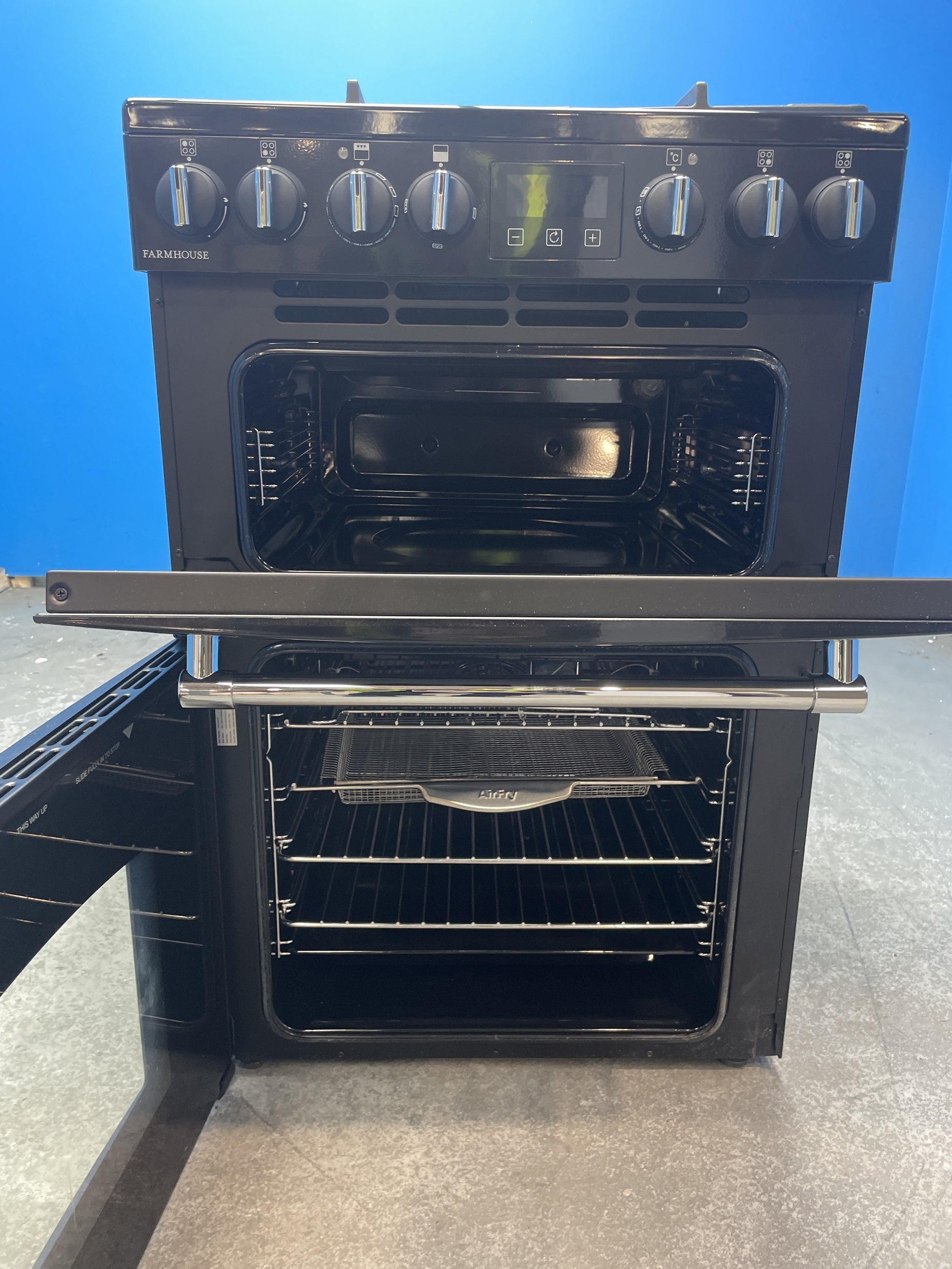 #GRC-159-418 - Belling Farmhouse 60cm Dual Fuel Cooker with Double Oven