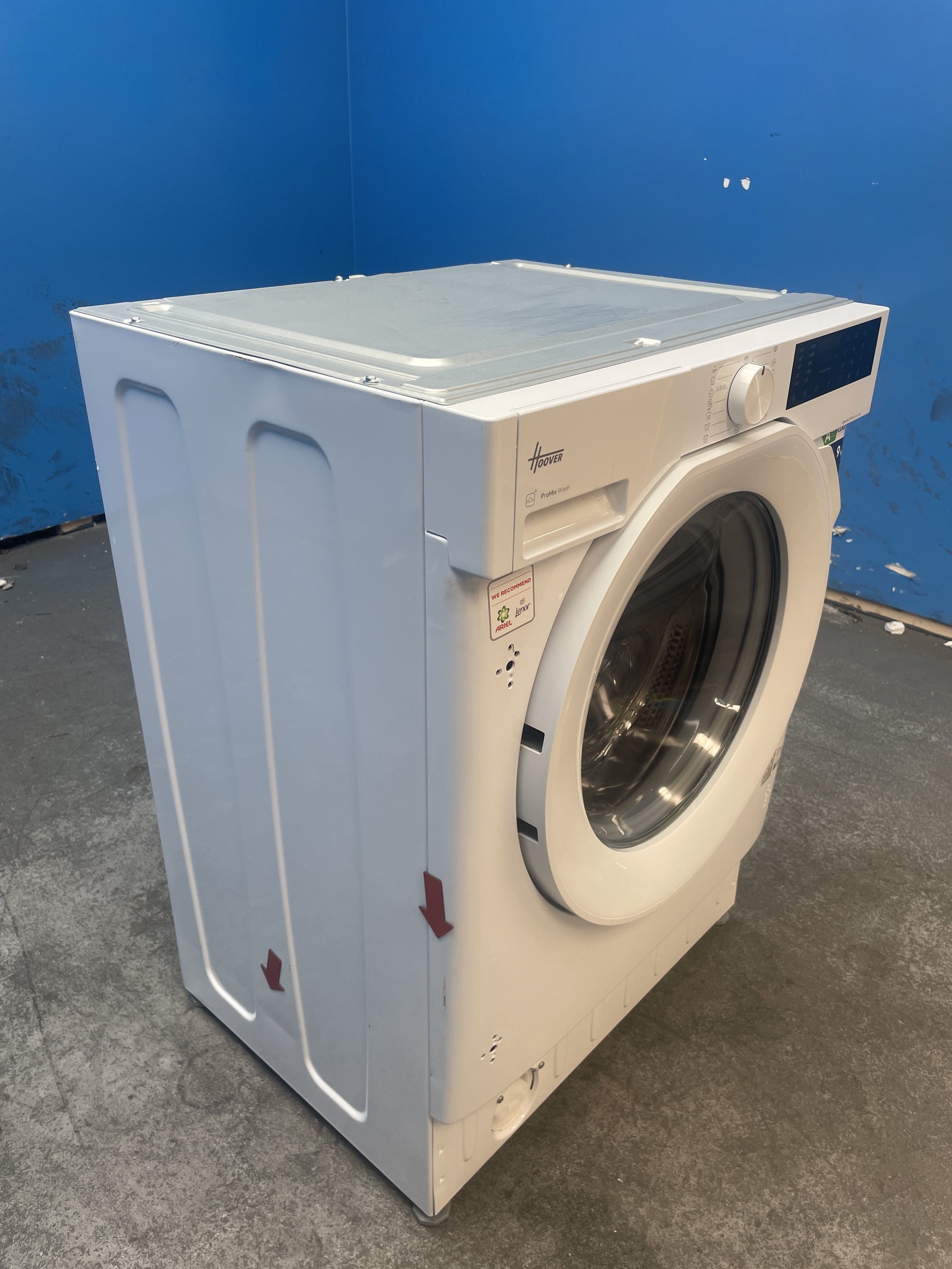#GRC-159-301 - Hoover H-WASH 400 BH4S49M6D9J-80 9kg 1400rpm Integrated Washing Machine