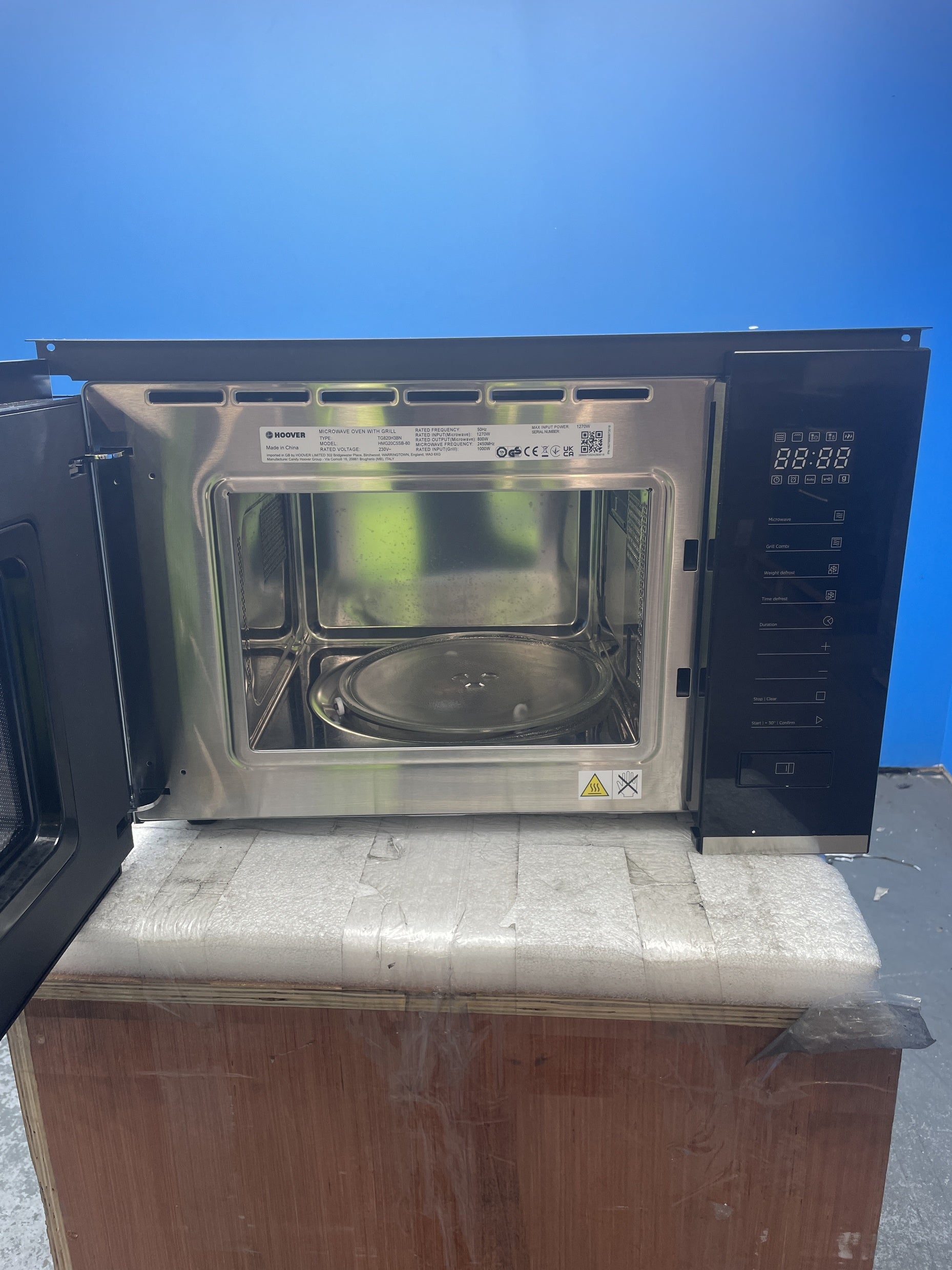 #GRC-159-310 - Hoover HMG20C5SB-80 20L Built-In Combination Microwave and Grill