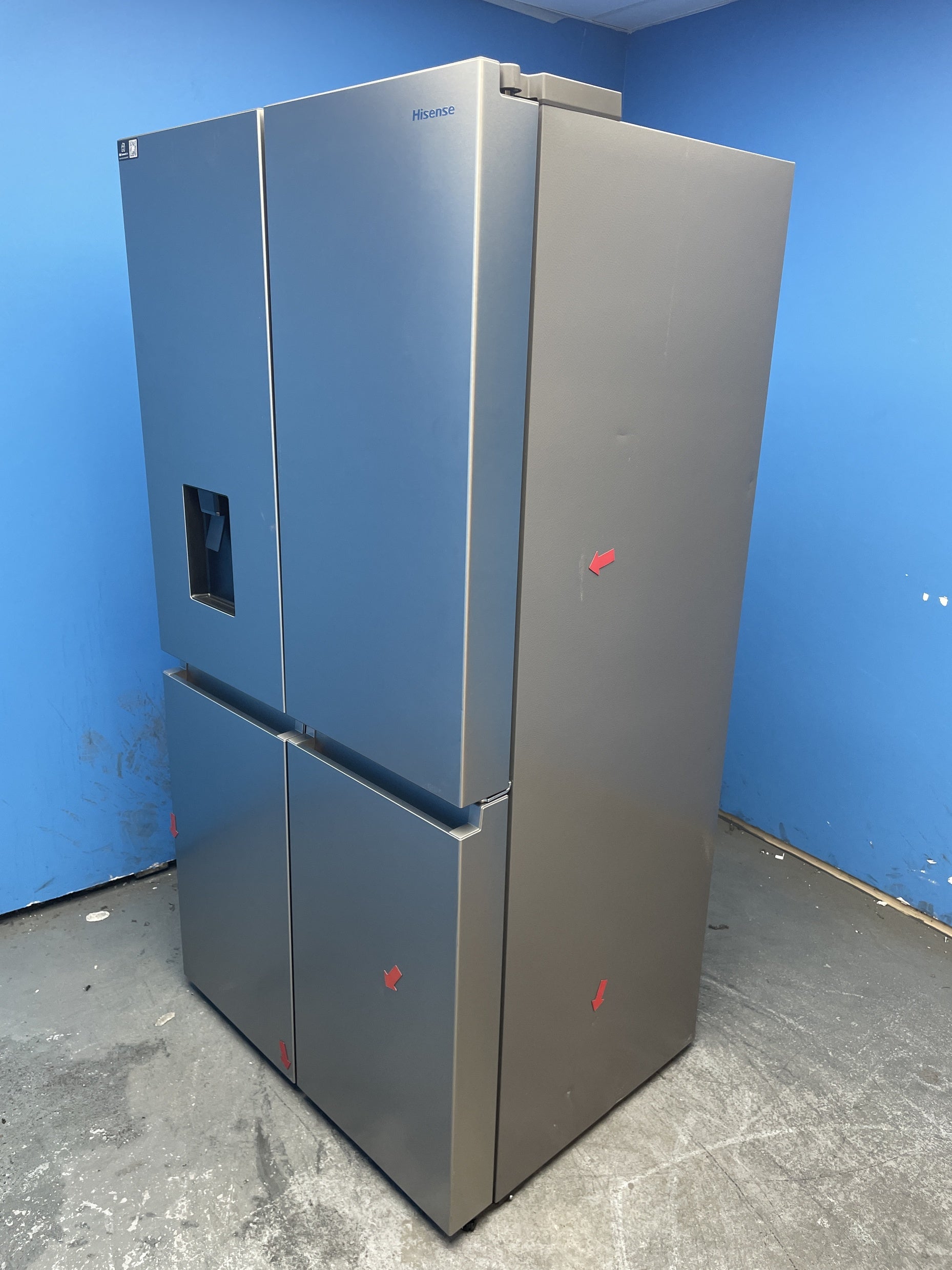 #GRC-158-061 - Hisense PureFlat RQ758N4SWSE Multi Door American Fridge Freezer