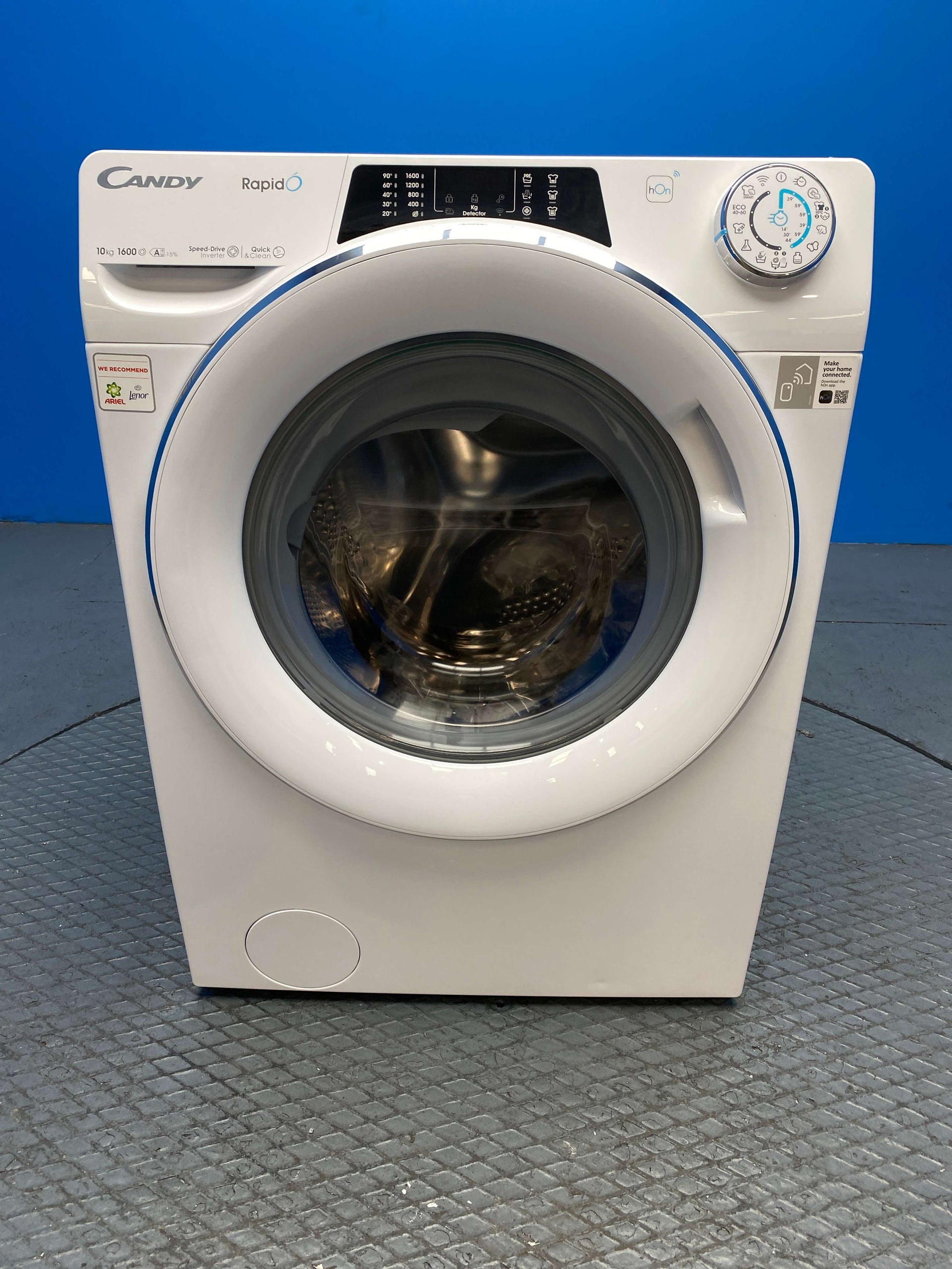Candy RO16106DWMC7 10kg 1600 Spin RapidÓ Washing Machine
