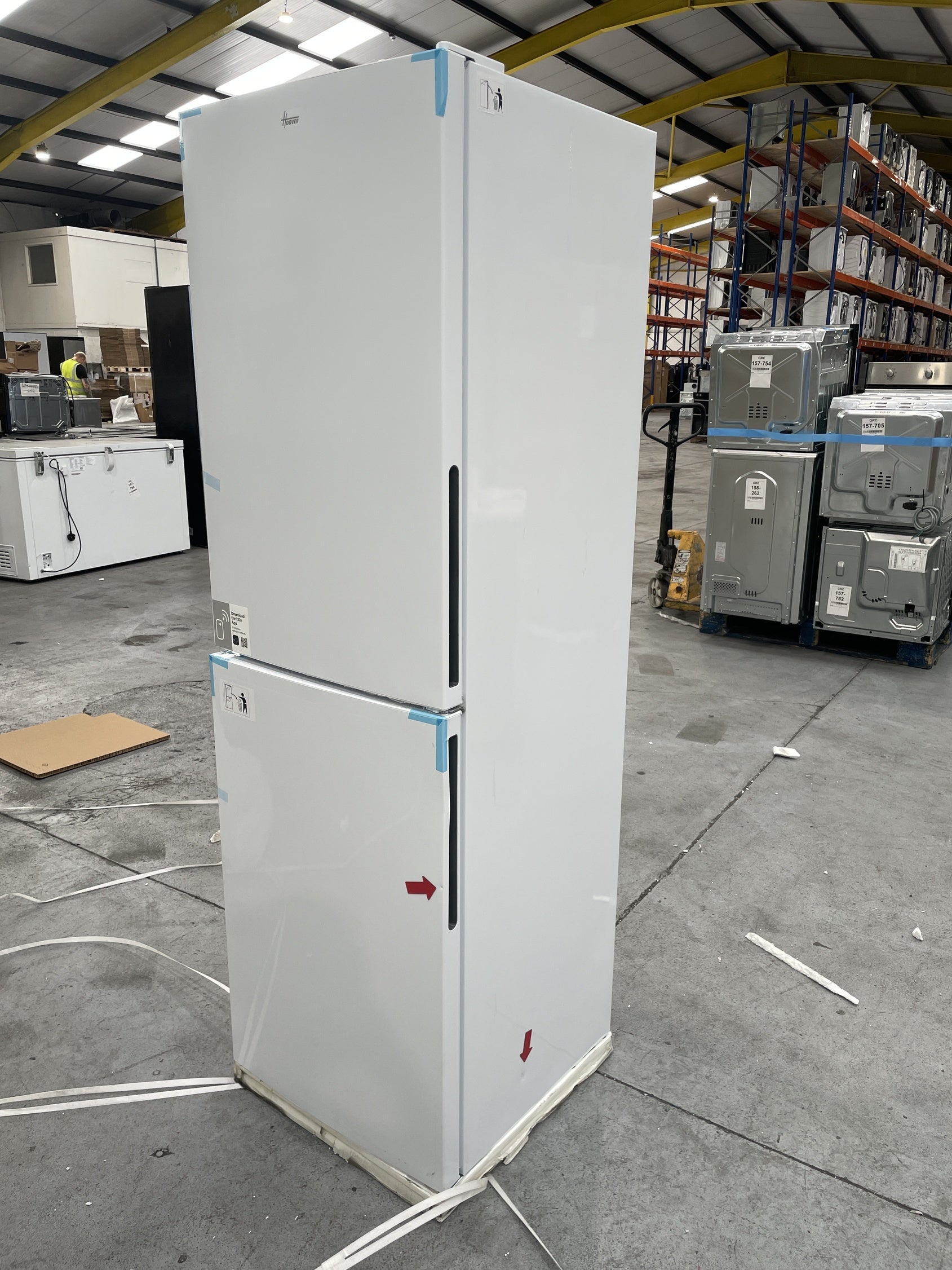 #GRC-157-911 - Hoover HOCT3L517EWK 252 Litre Combi Fridge Freezer