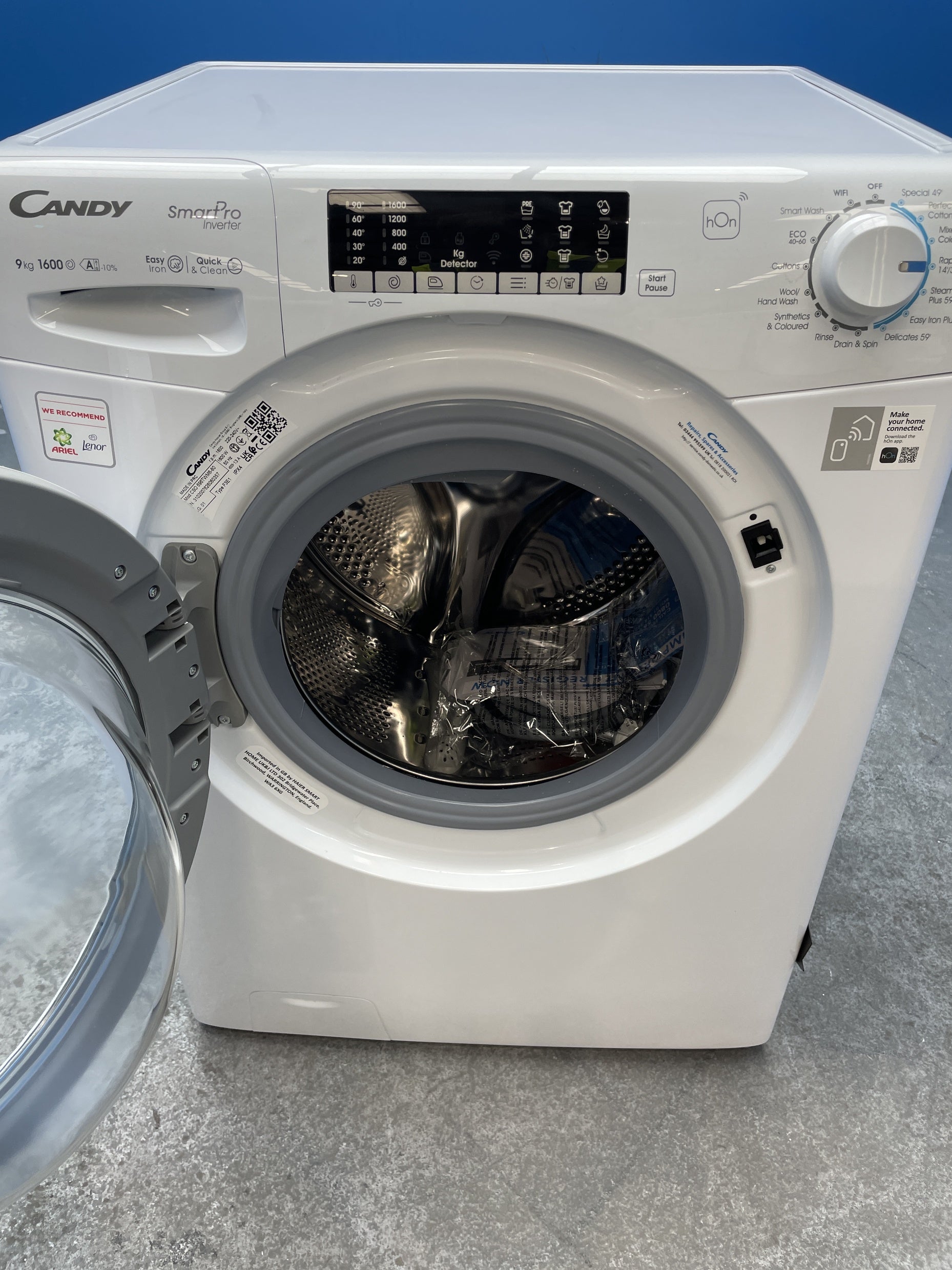 #GRC-157-700 - Candy Smart Pro CSO6 96TWM6 9kg 1600rpm Washing Machine