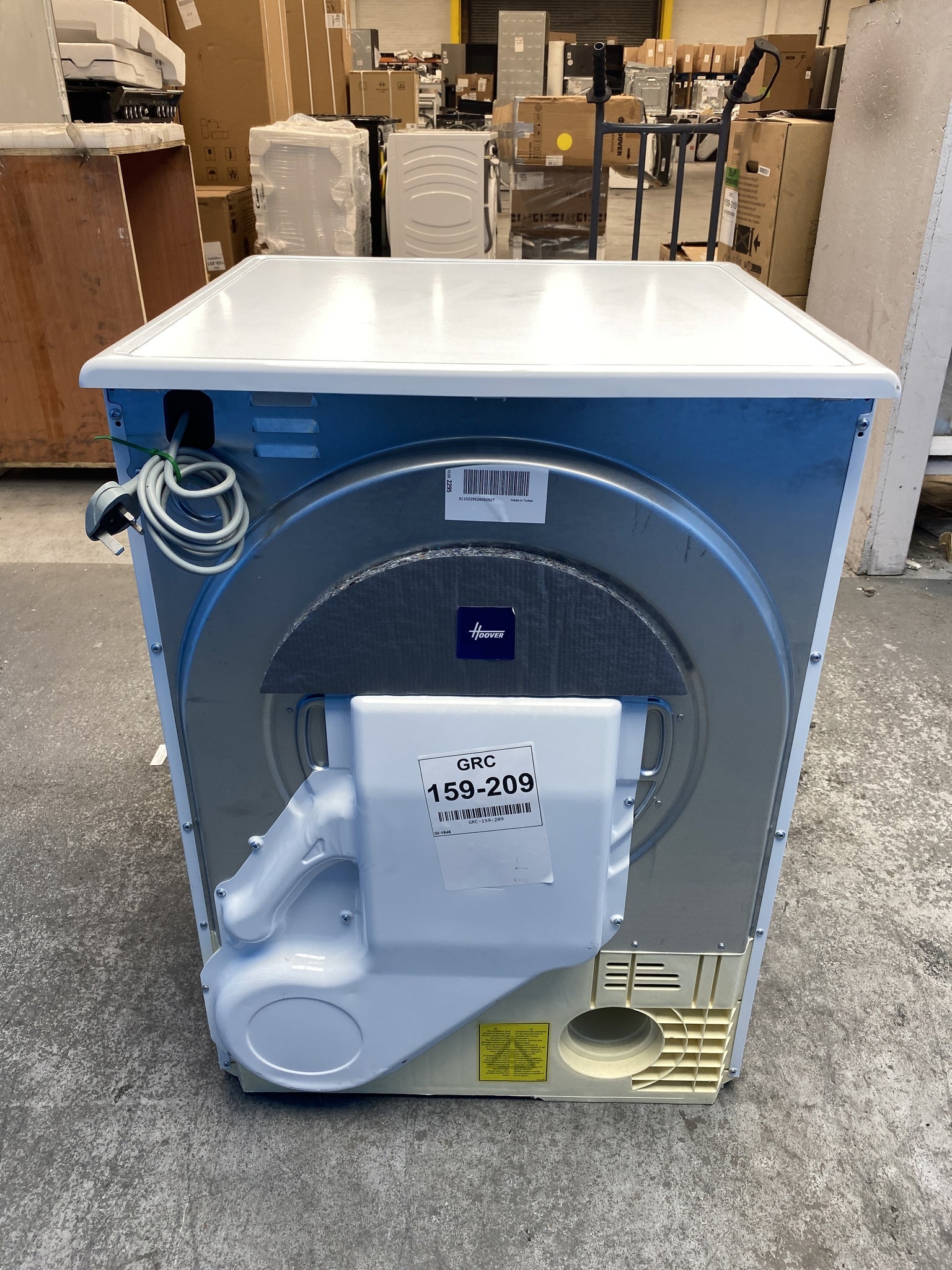 #GRC-159-209 - Hoover HLE V10DG-80 10kg Vented Tumble Dryer