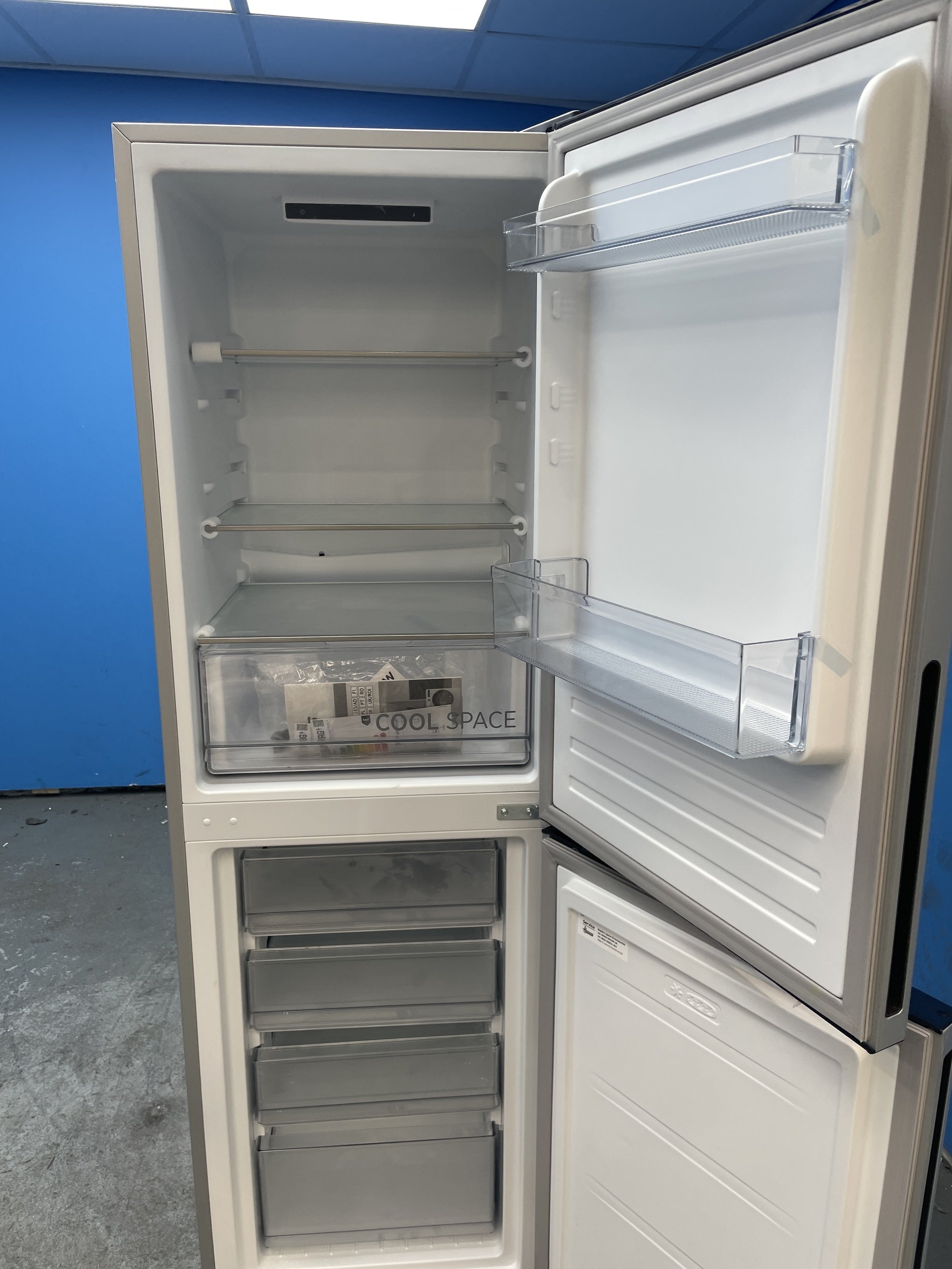 #GRC-157-910 - Hoover HOCT3L517ESK 252 Litre Combi Fridge Freezer