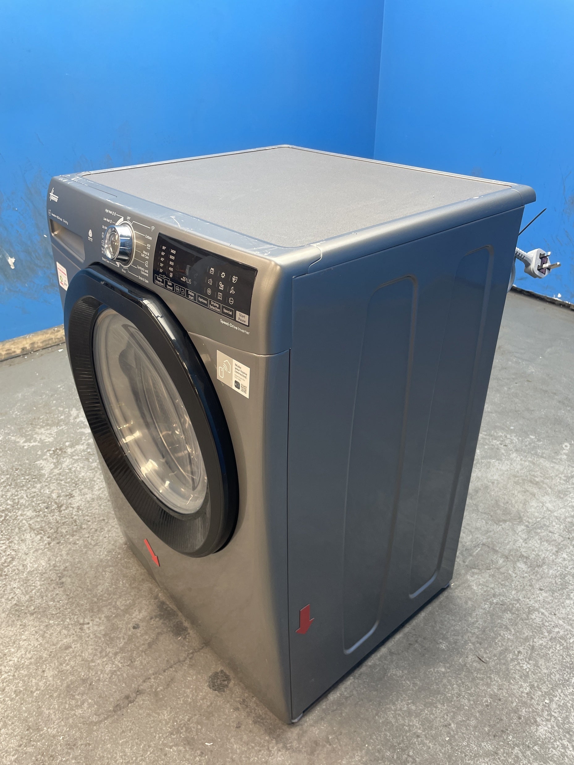 #GRC-159-866 - Hoover H3DPS41066TABR80 10kg / 6kg 1400 Spin Washer Dryer