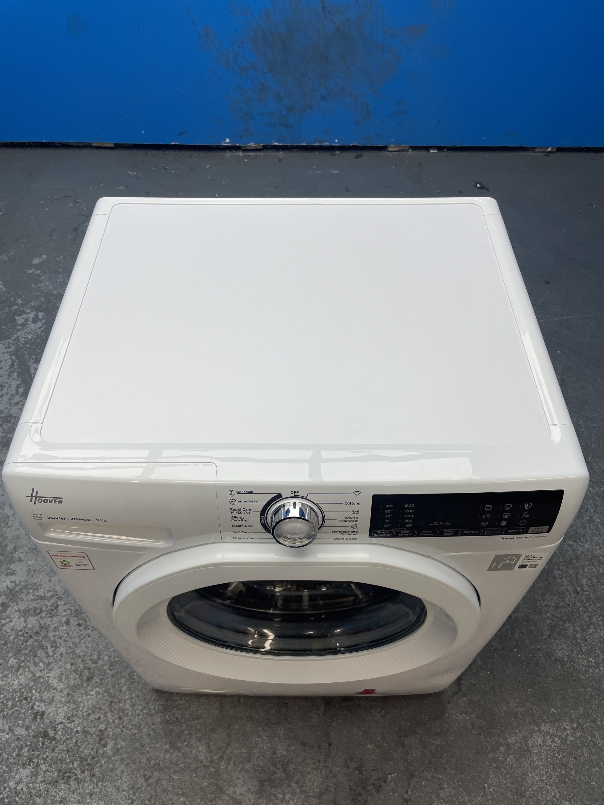 #GRC-160-052 - Hoover H-WASH 350 H3WPS696TAM6-80 9kg 1600rpm Washing Machine